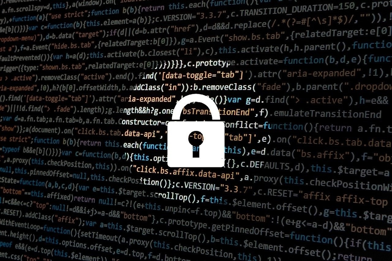 Image of a lock representing security.