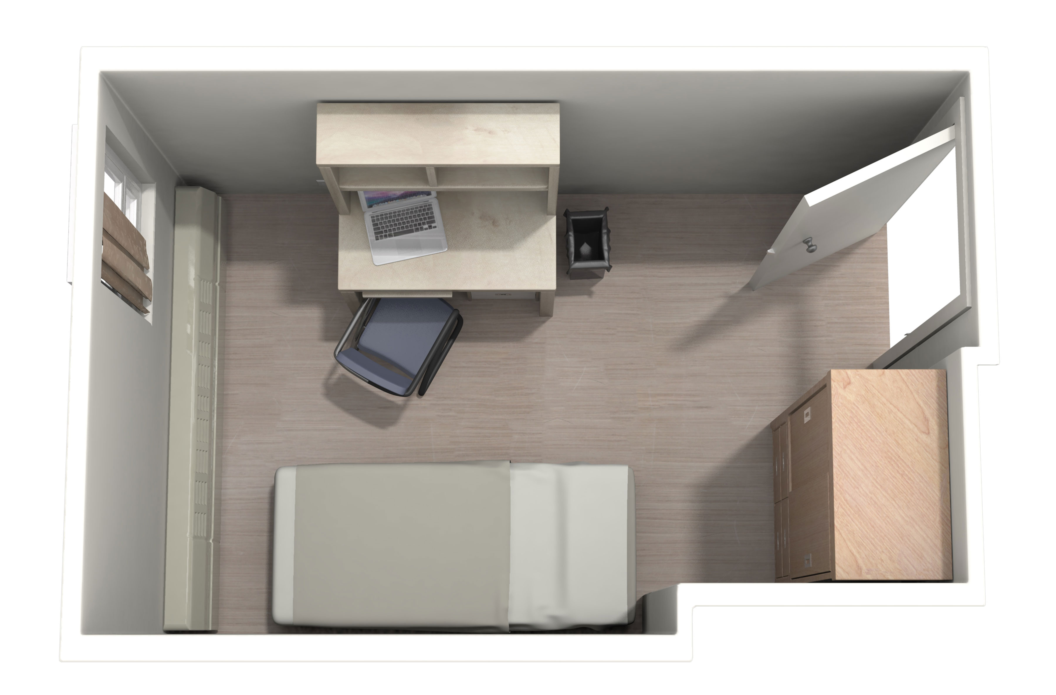 Stanton single room floorplan.