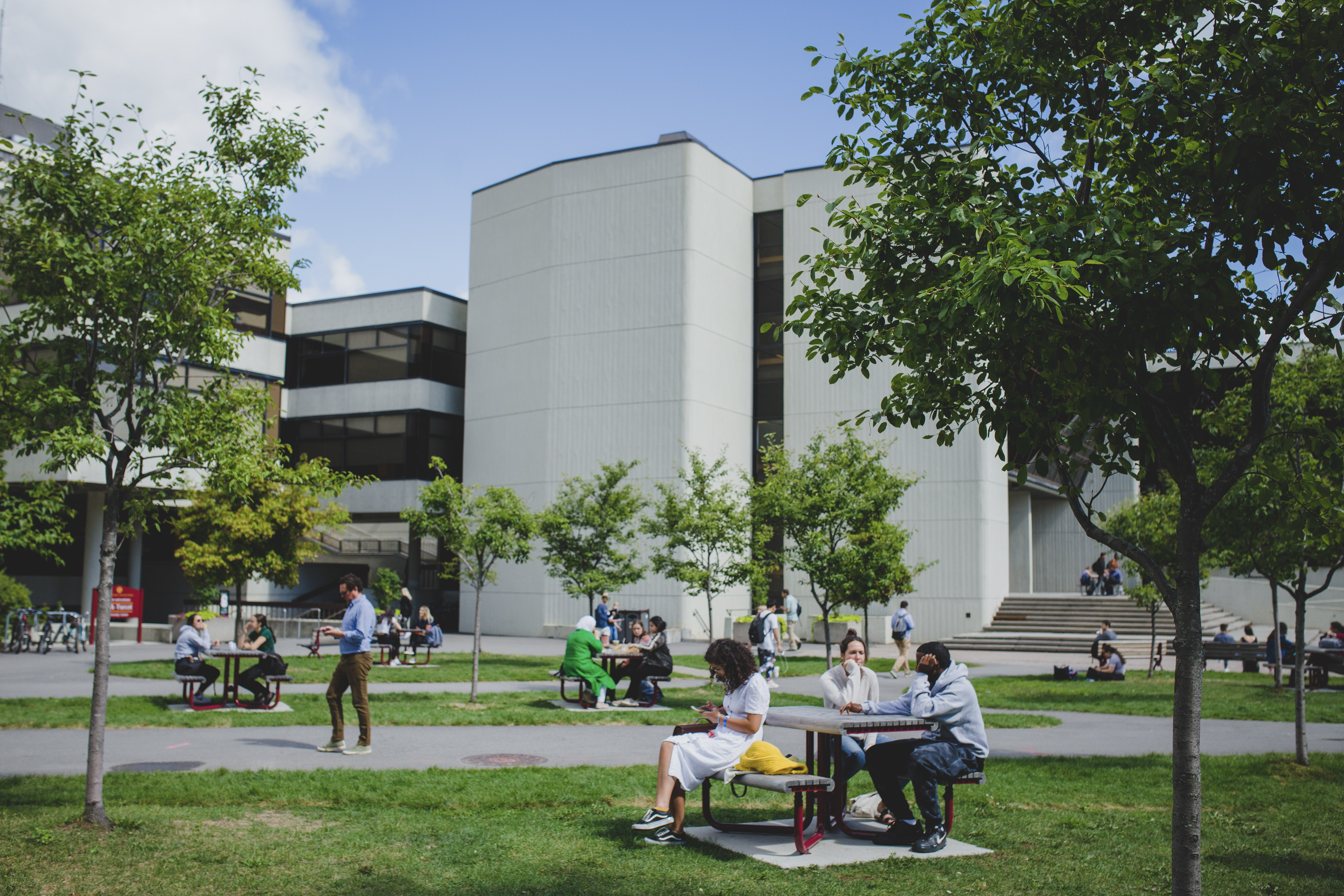 Students outside