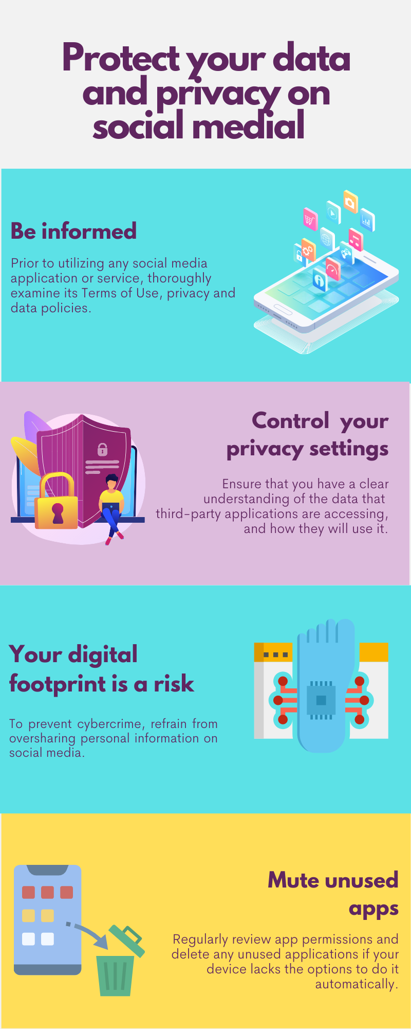 social media privacy tips, series 1 of 2 