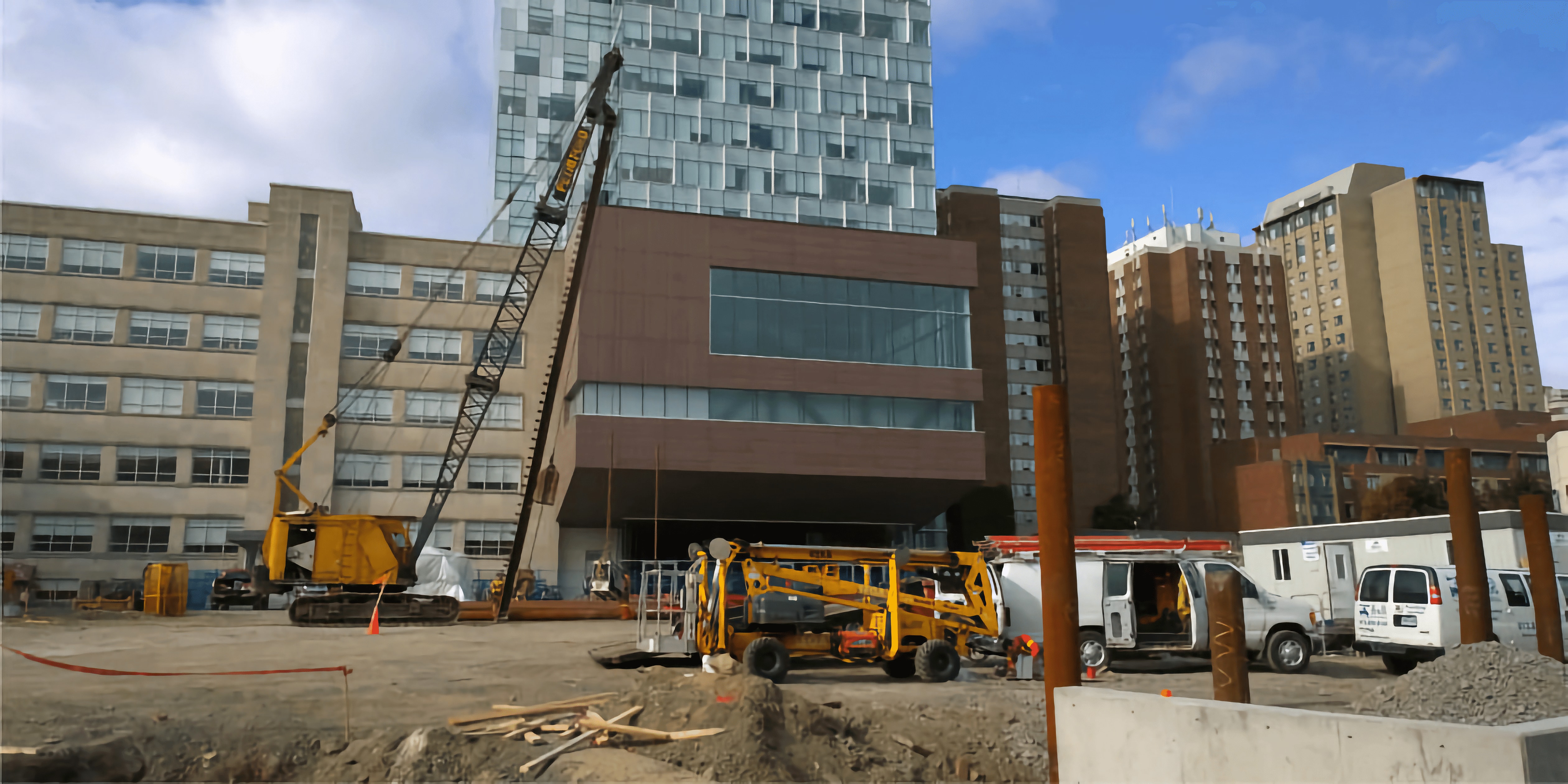 Construction on campus