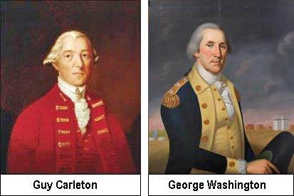 Guy Carleton and George Washington