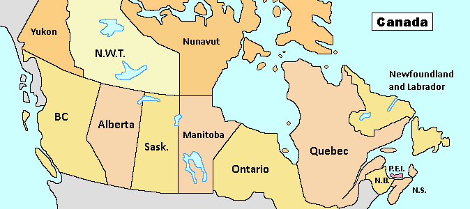 canada's map