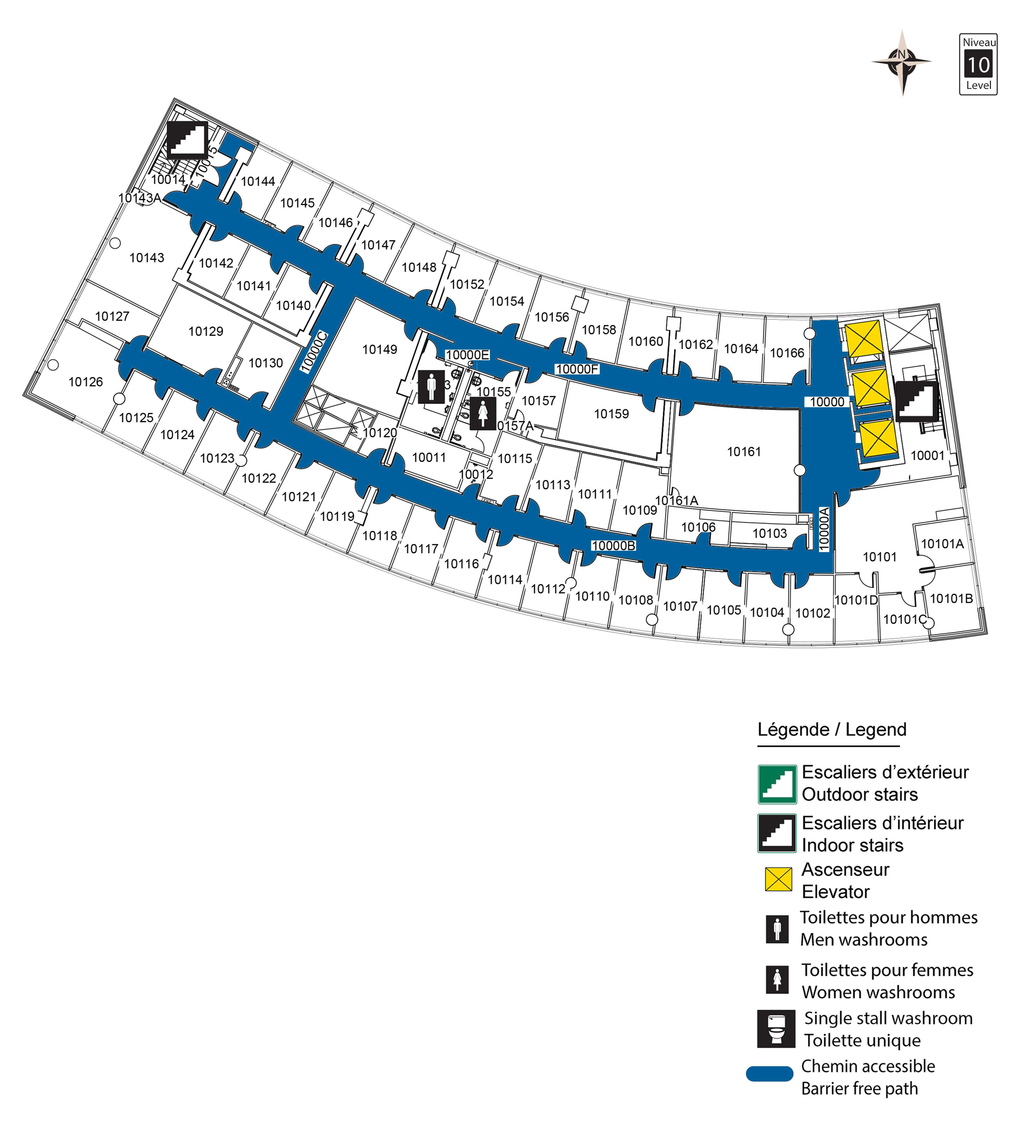 Accessible map - DMS level 10