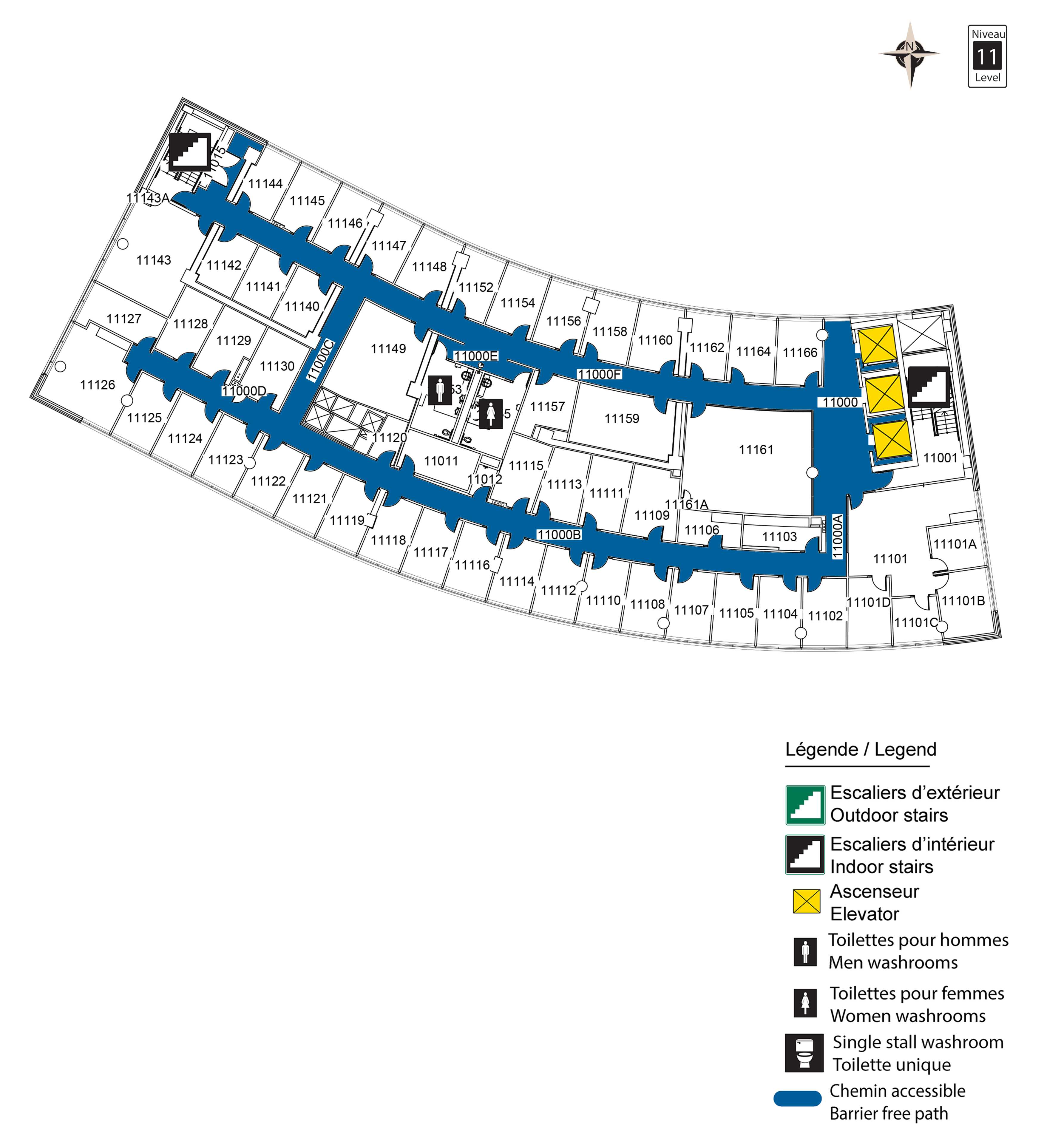 Accessible map - DMS level 11