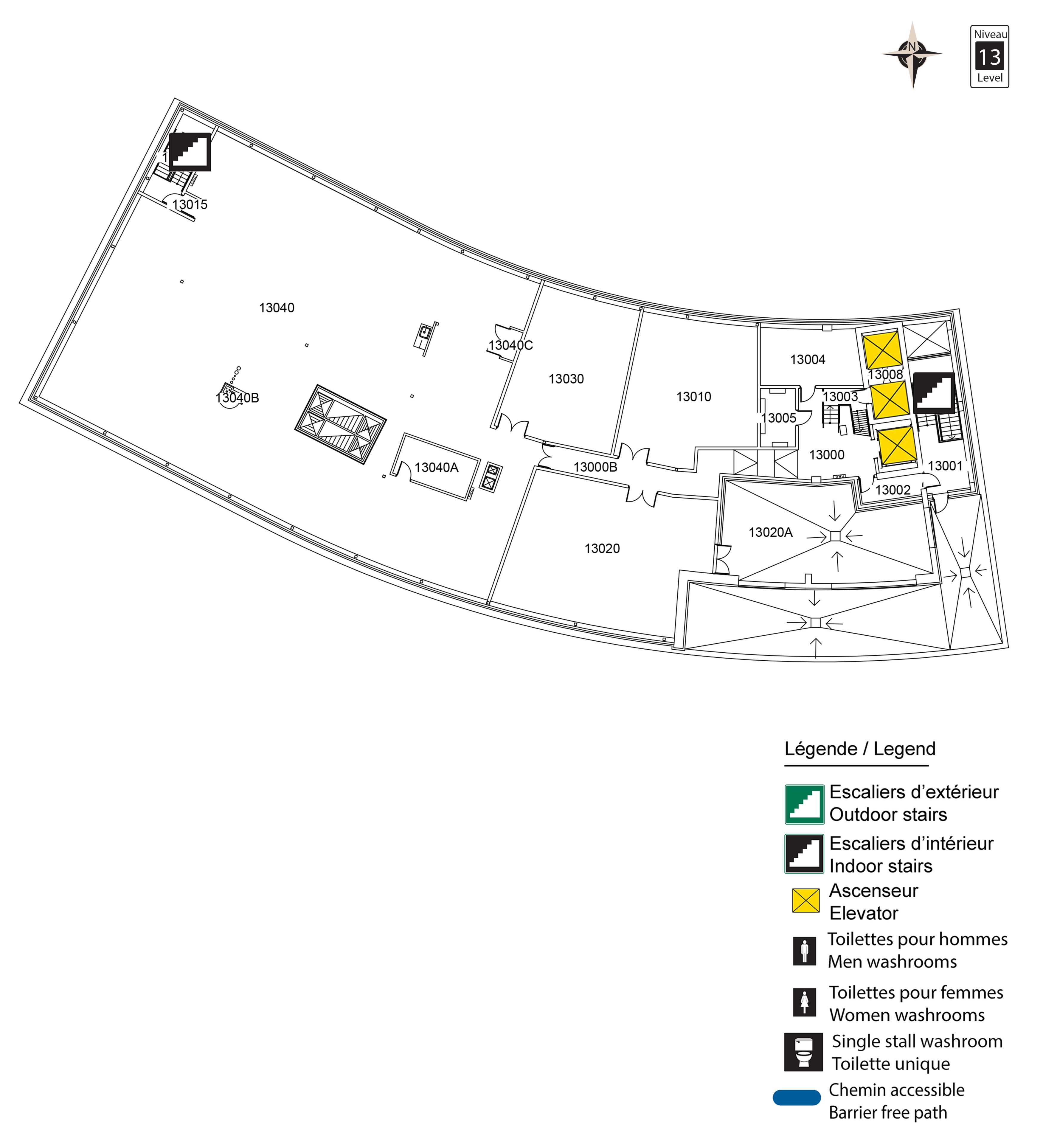 Accessible map - DMS level 13