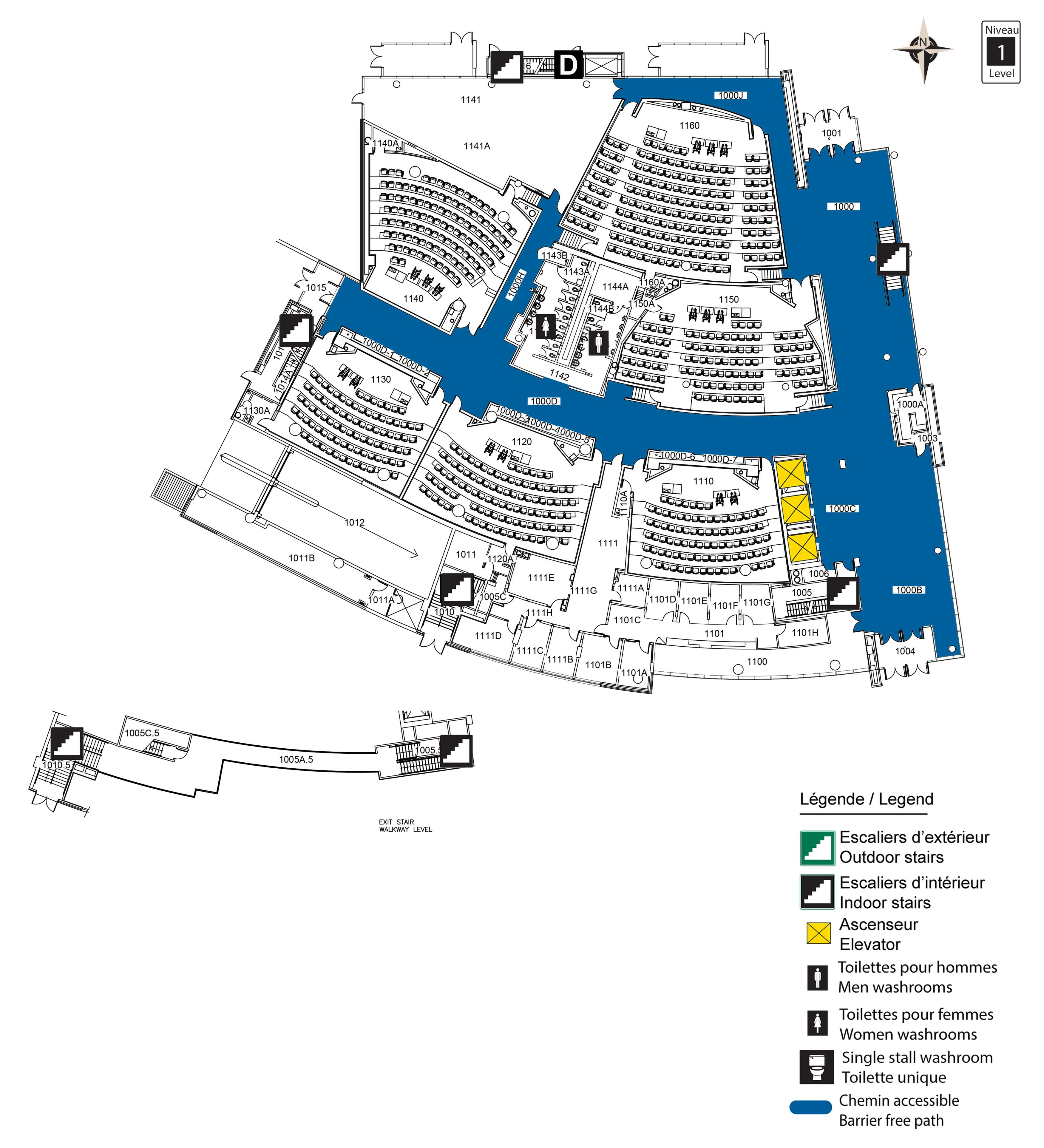 Accessible map - DMS level 1