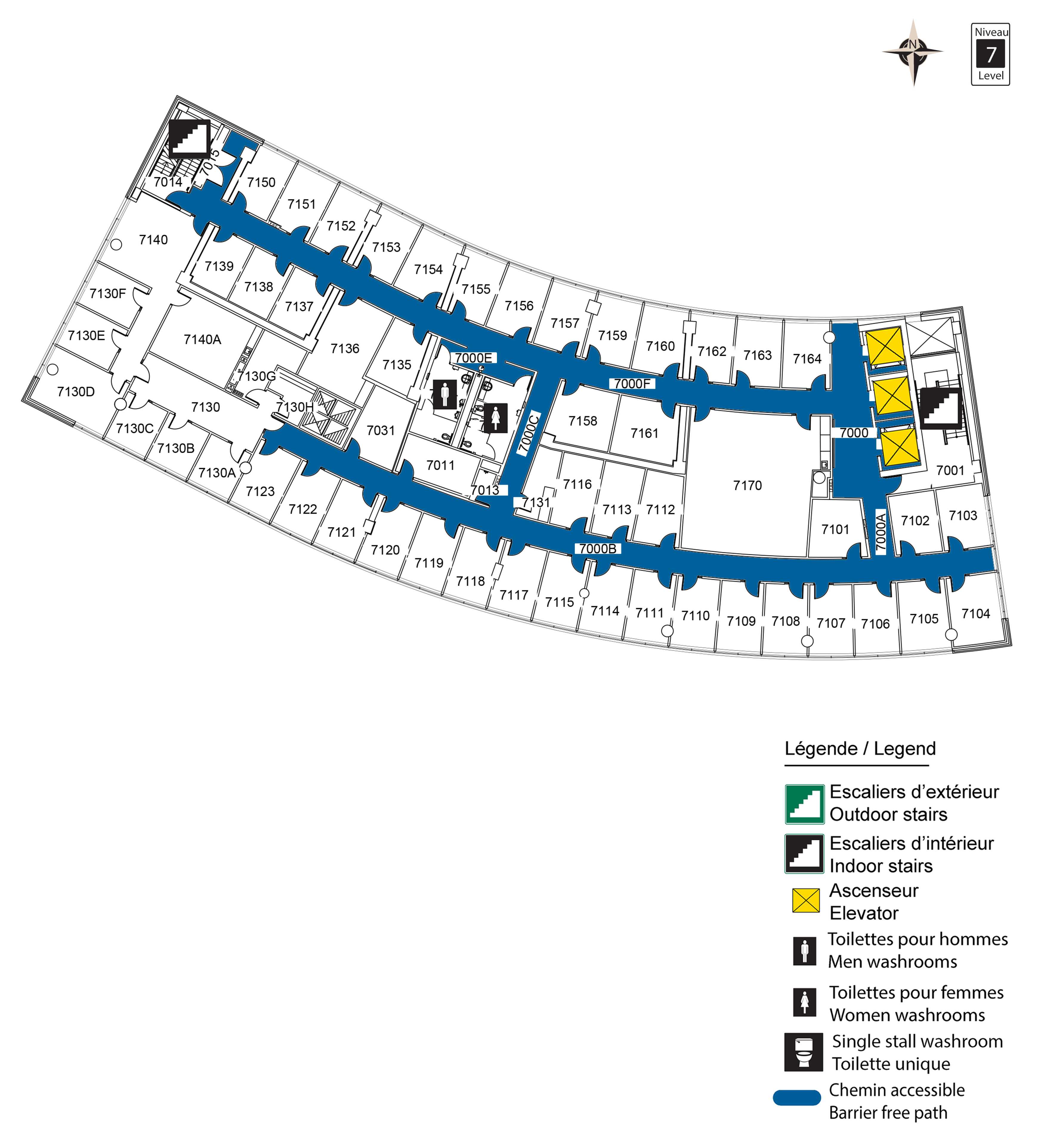 Accessible map - DMS level 7