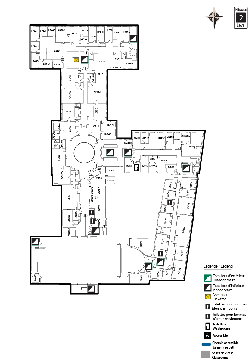 Tabaret floor plan level 2