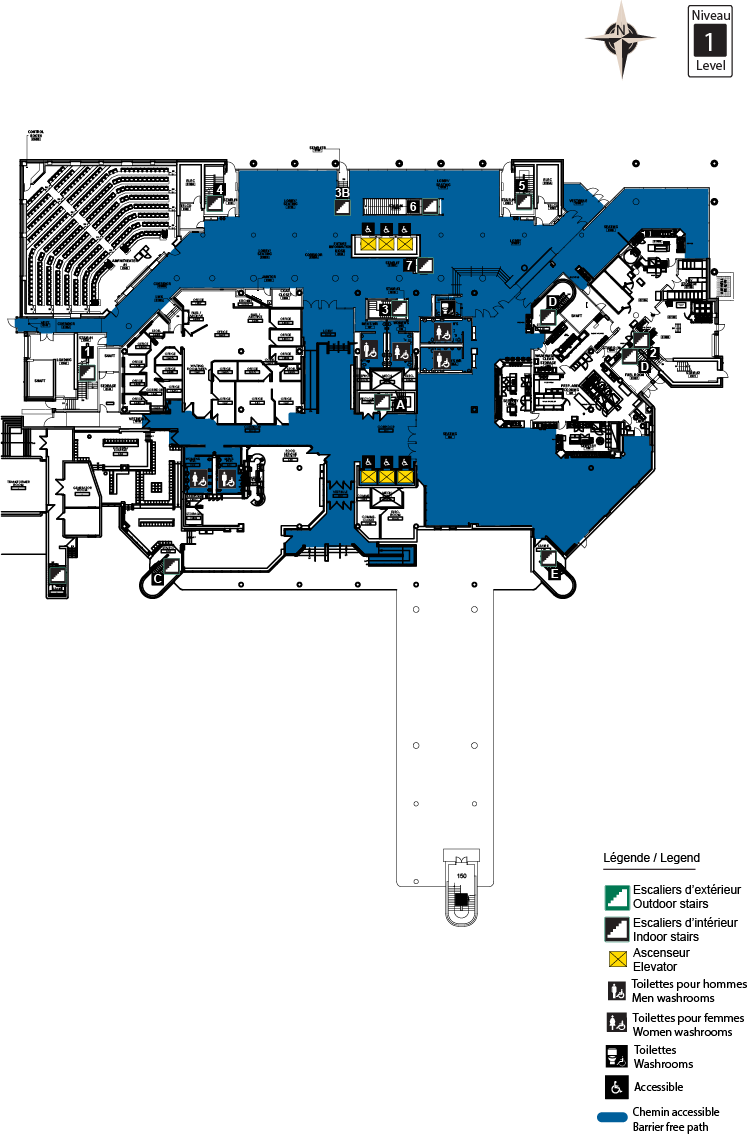 Accessible map - CRX level 1