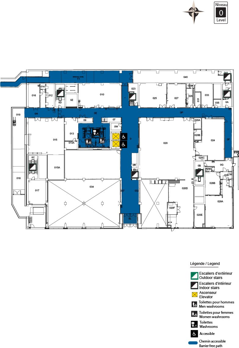 Accessible map - STEM level 0