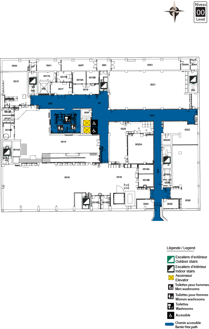 Accessible map - STEM level 00