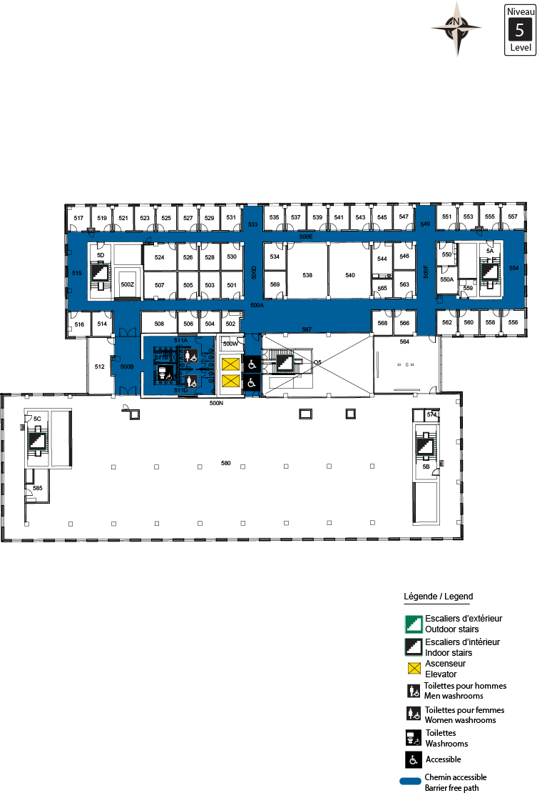 Accessible map - STEM level 5