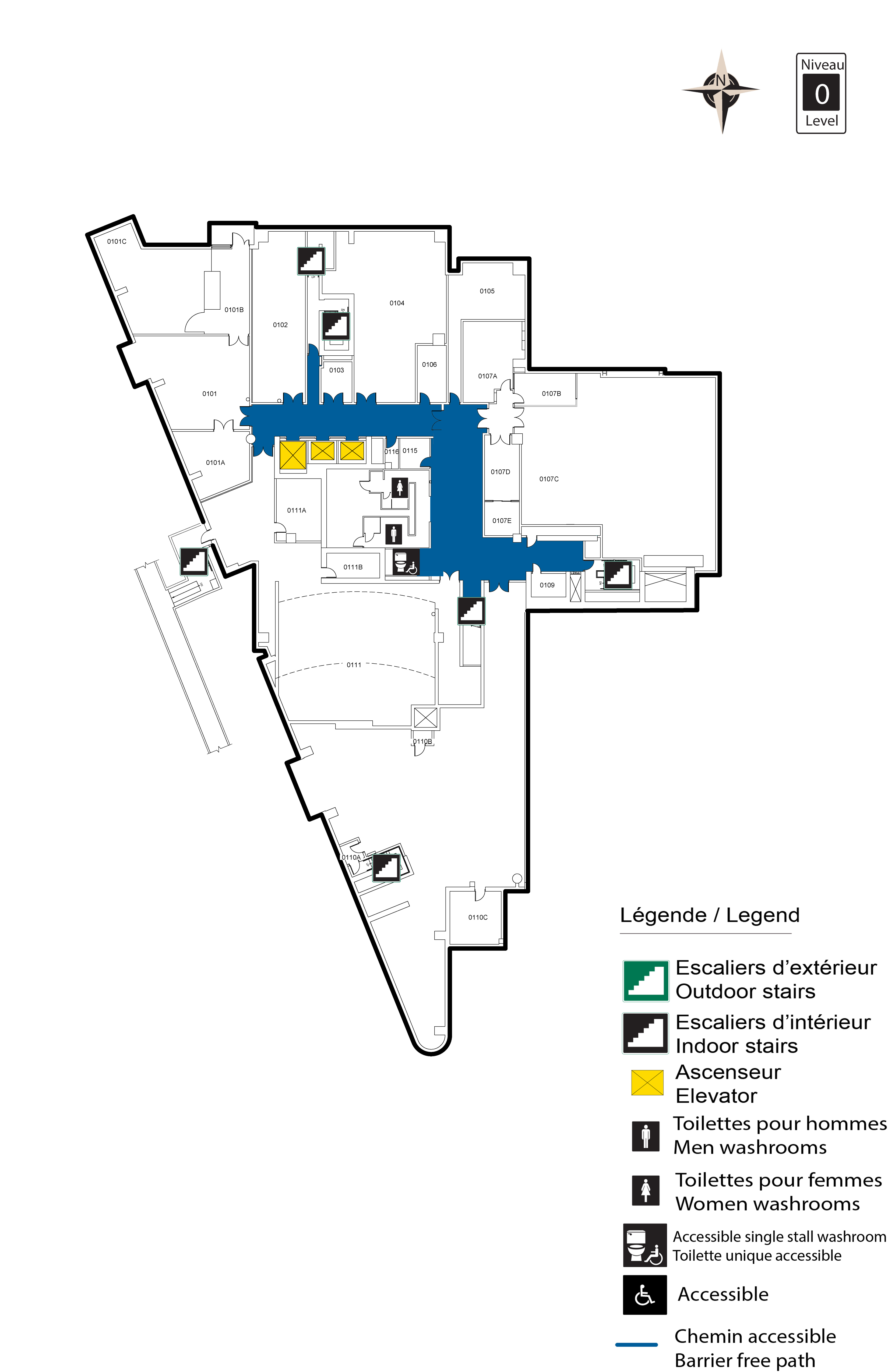 Level 0 Floor plan