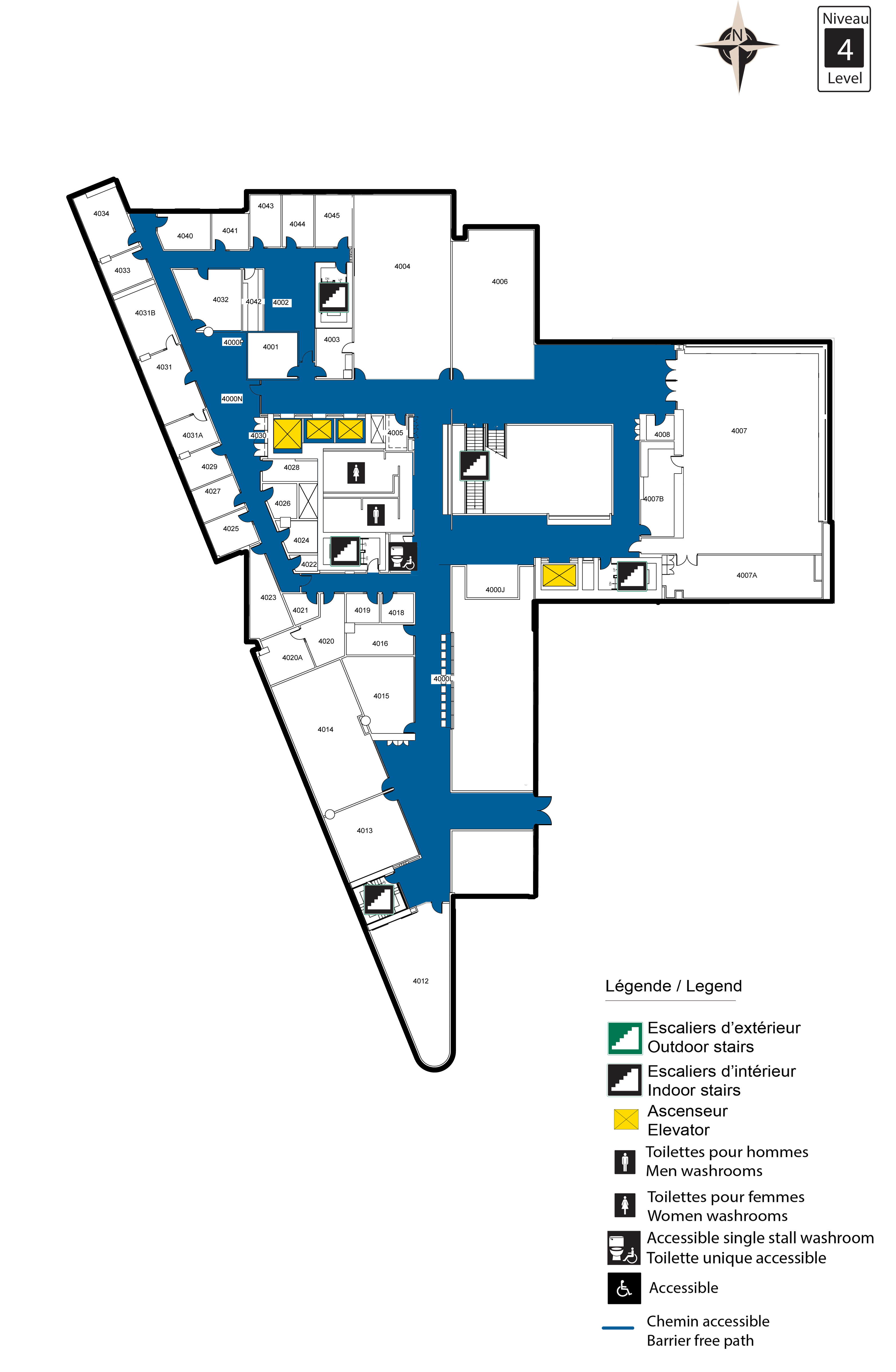 Level 4 floor map