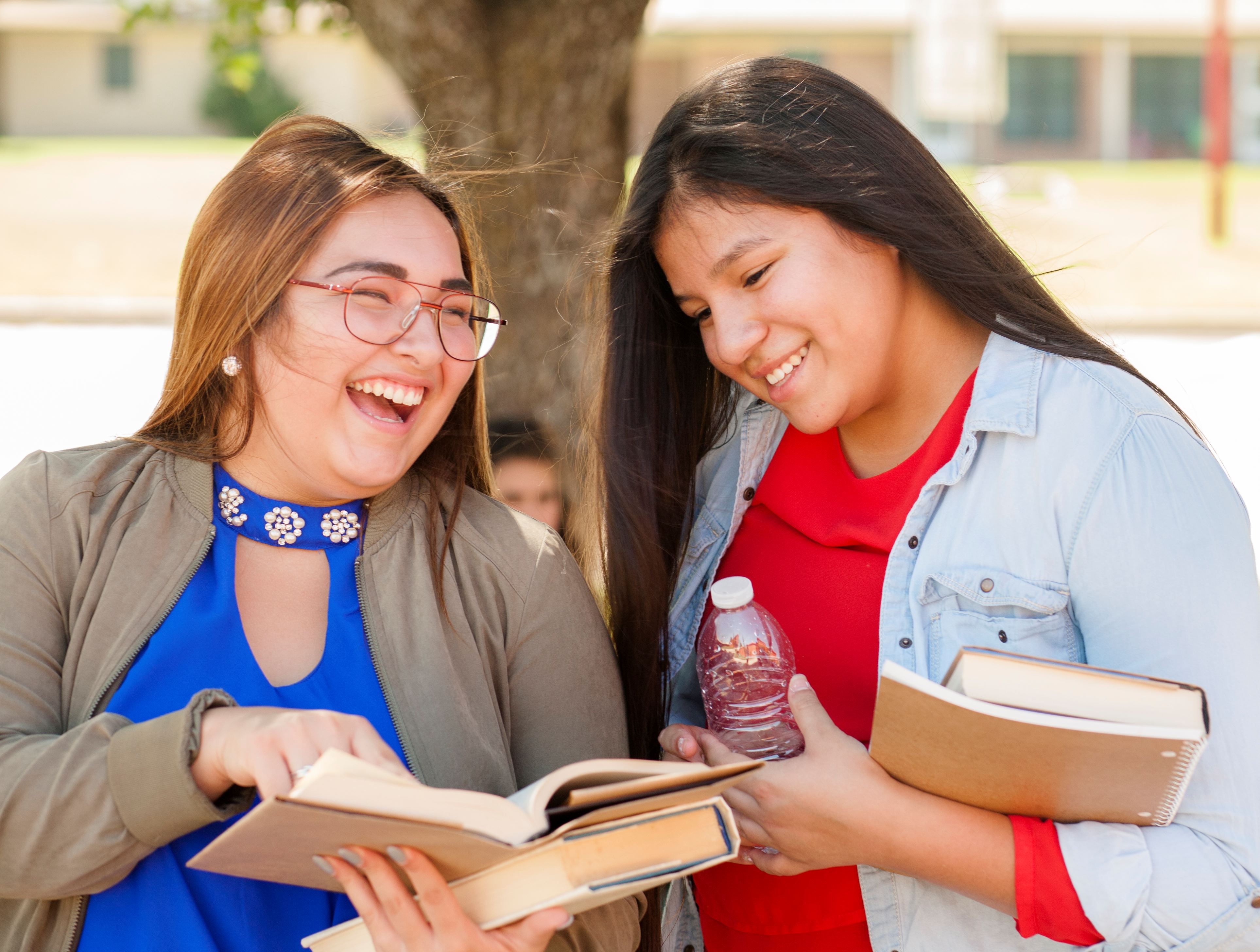 Two Indigenous students