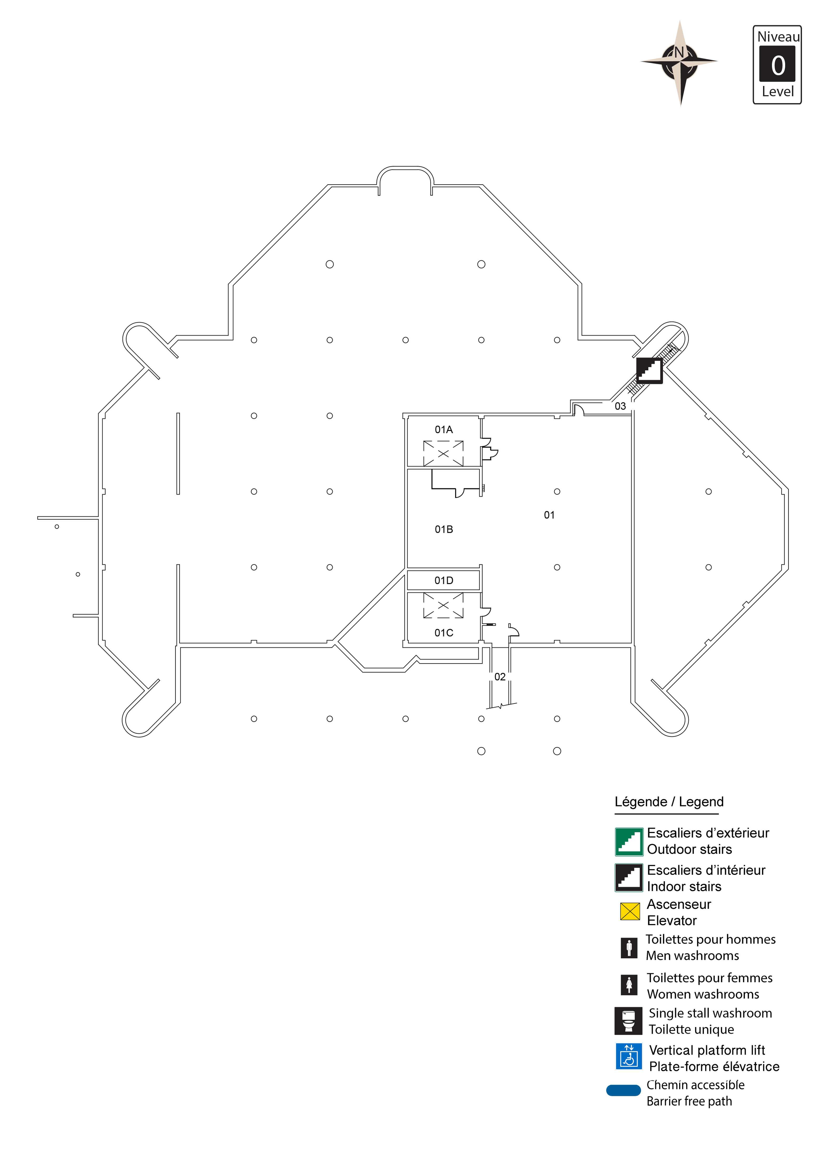 Accessible map of LMX level 0