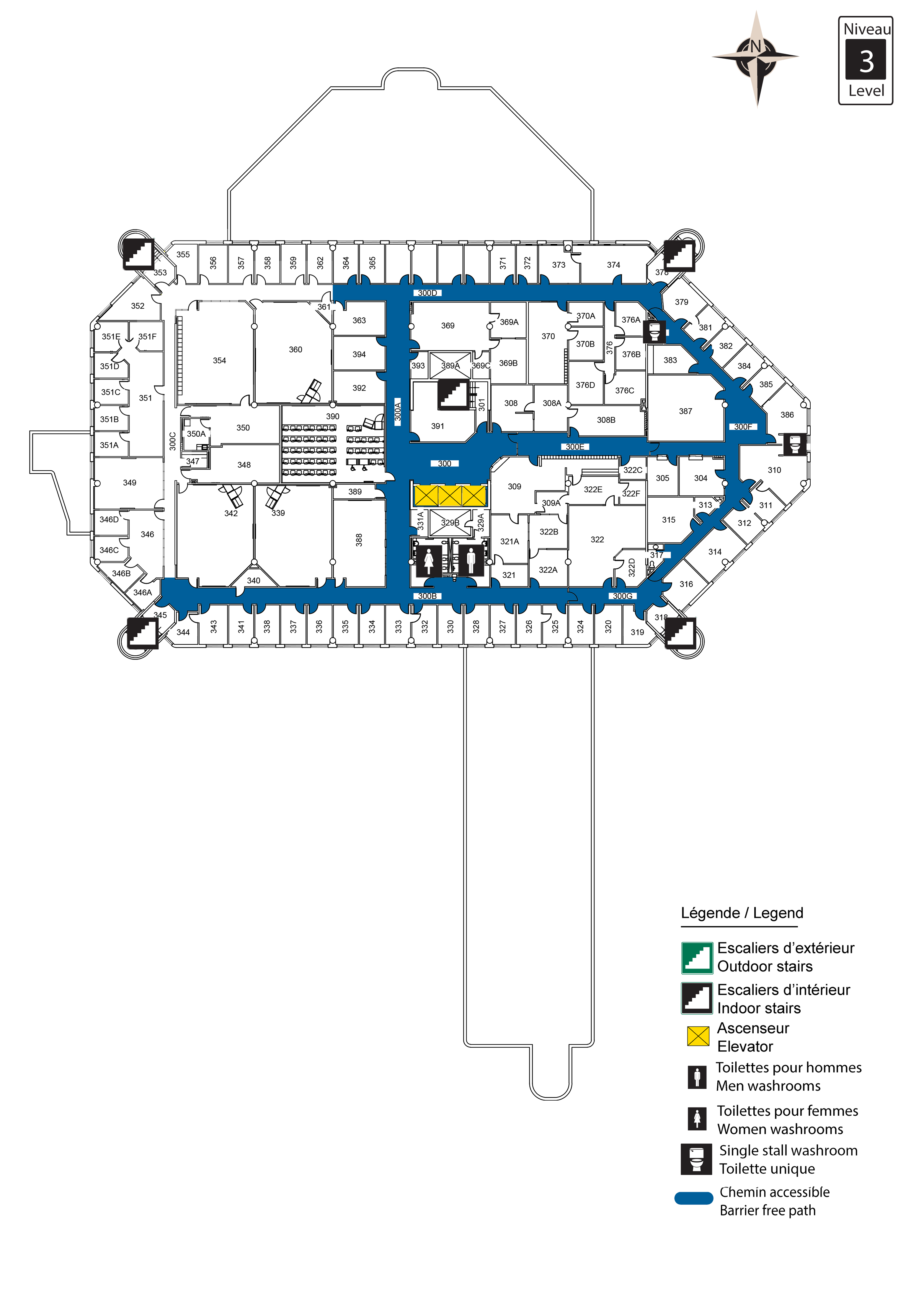 Accessible map of LMX level 3