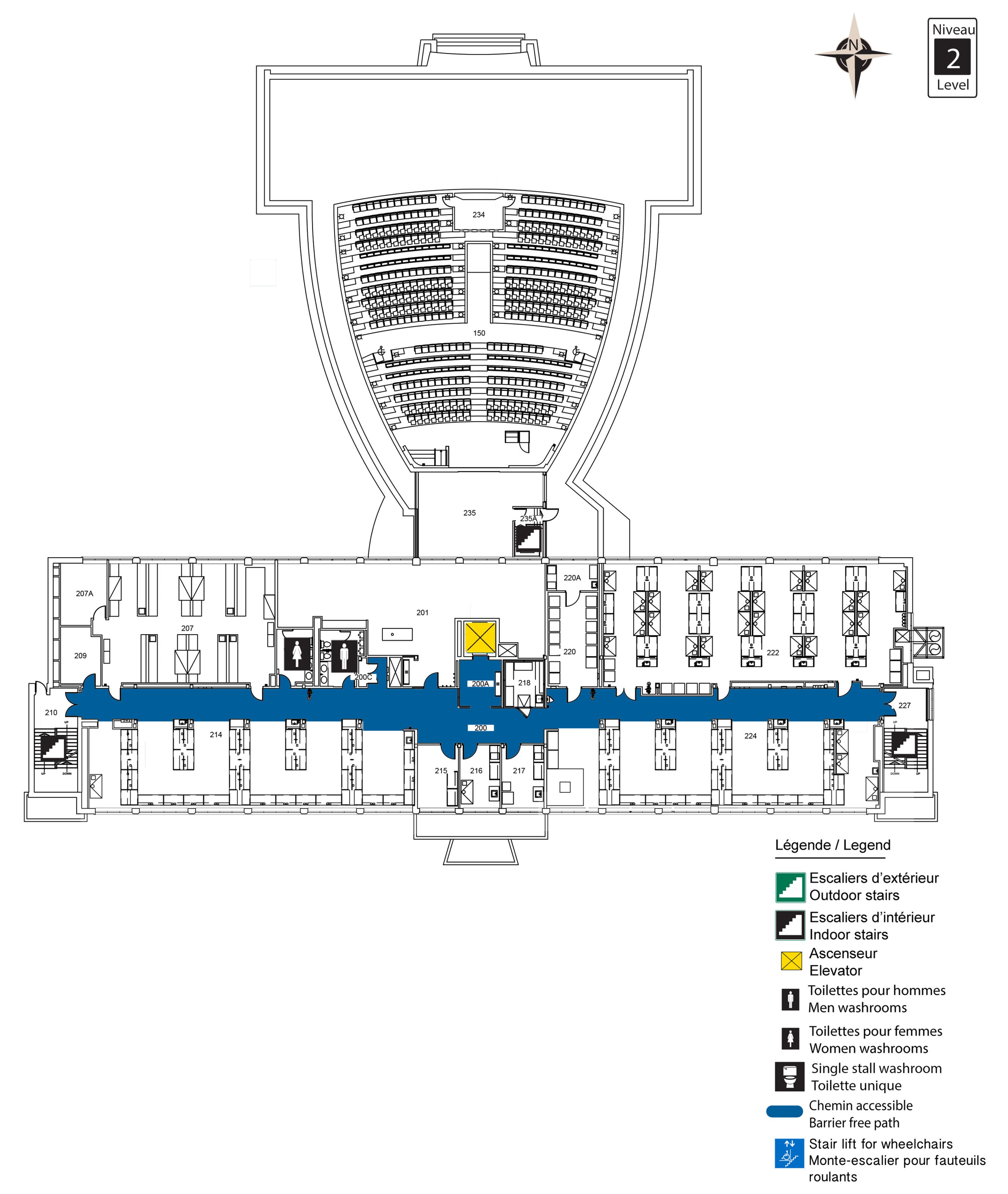 Accessible map - MRN level 2