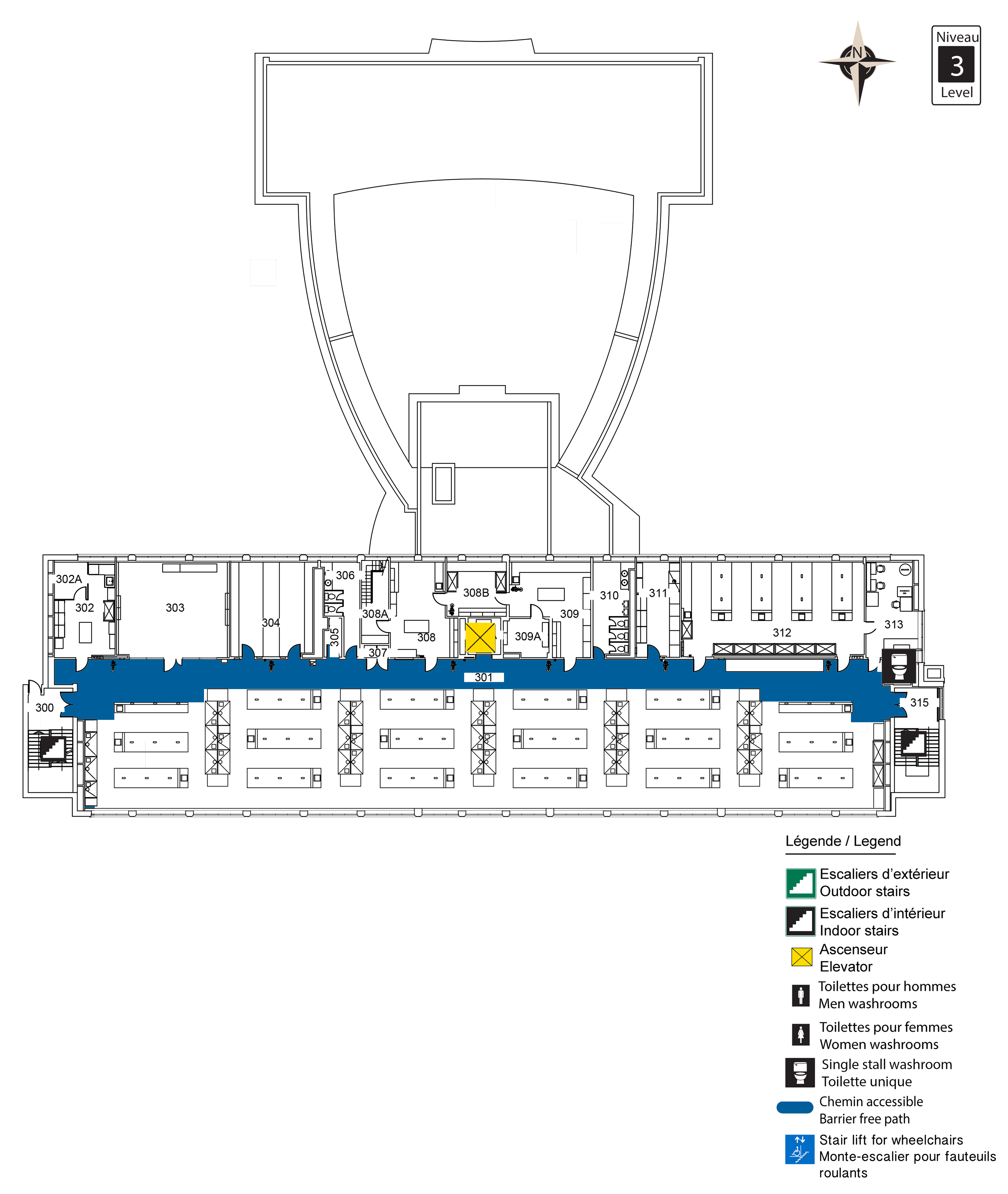 Accessible map - MRN level 3