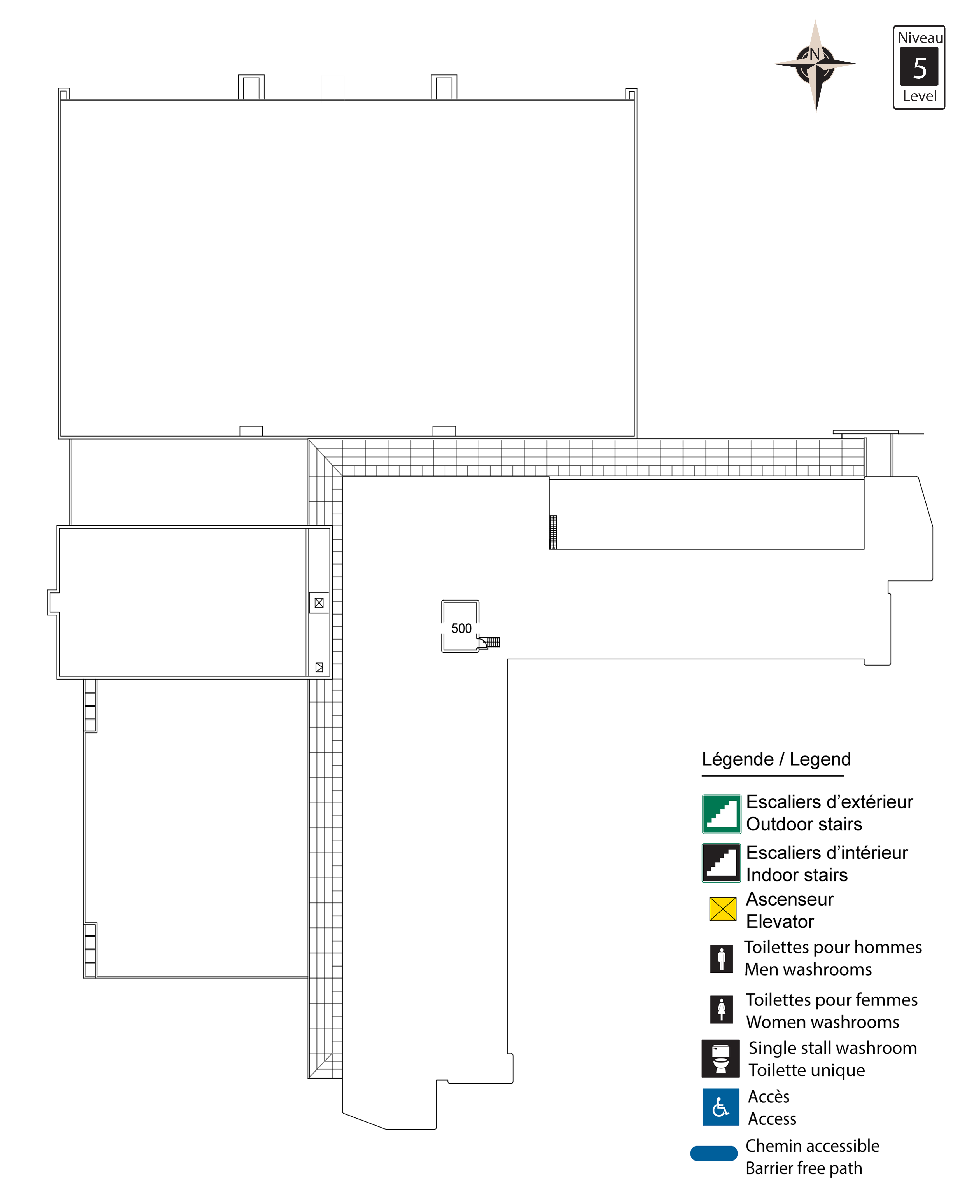 Accessible map of MNT level 5