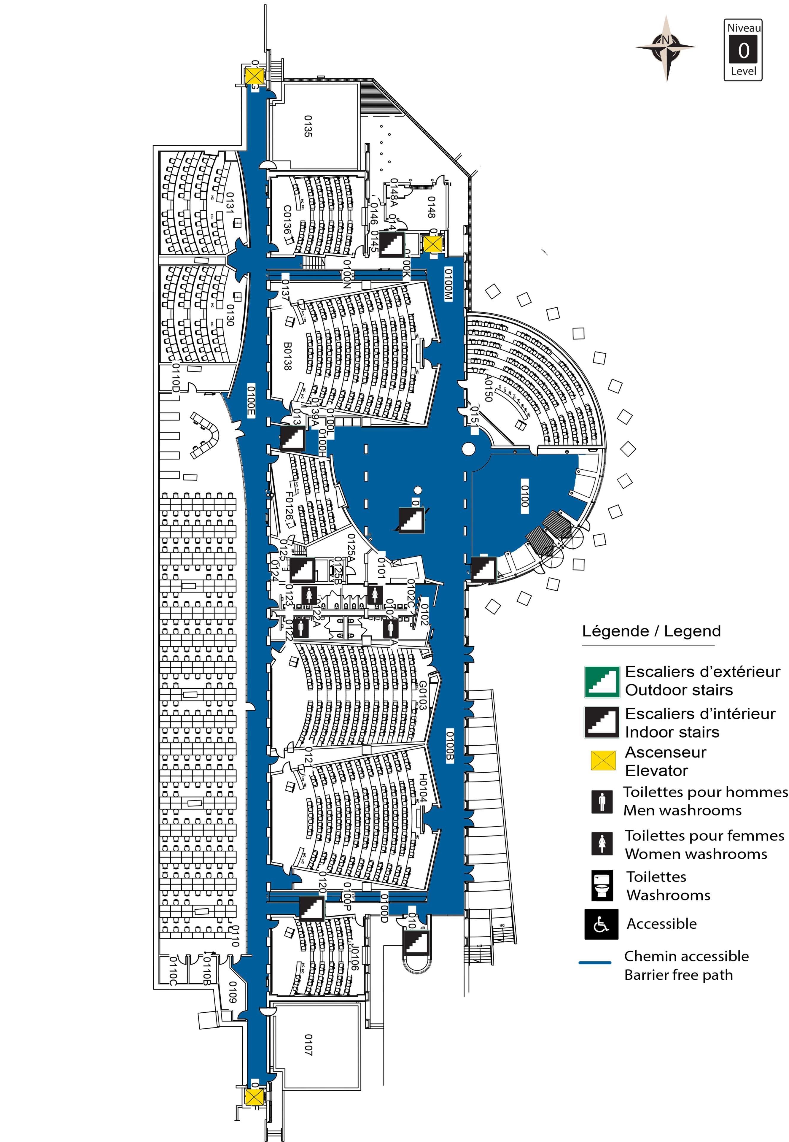 Accessible map of STE level 0