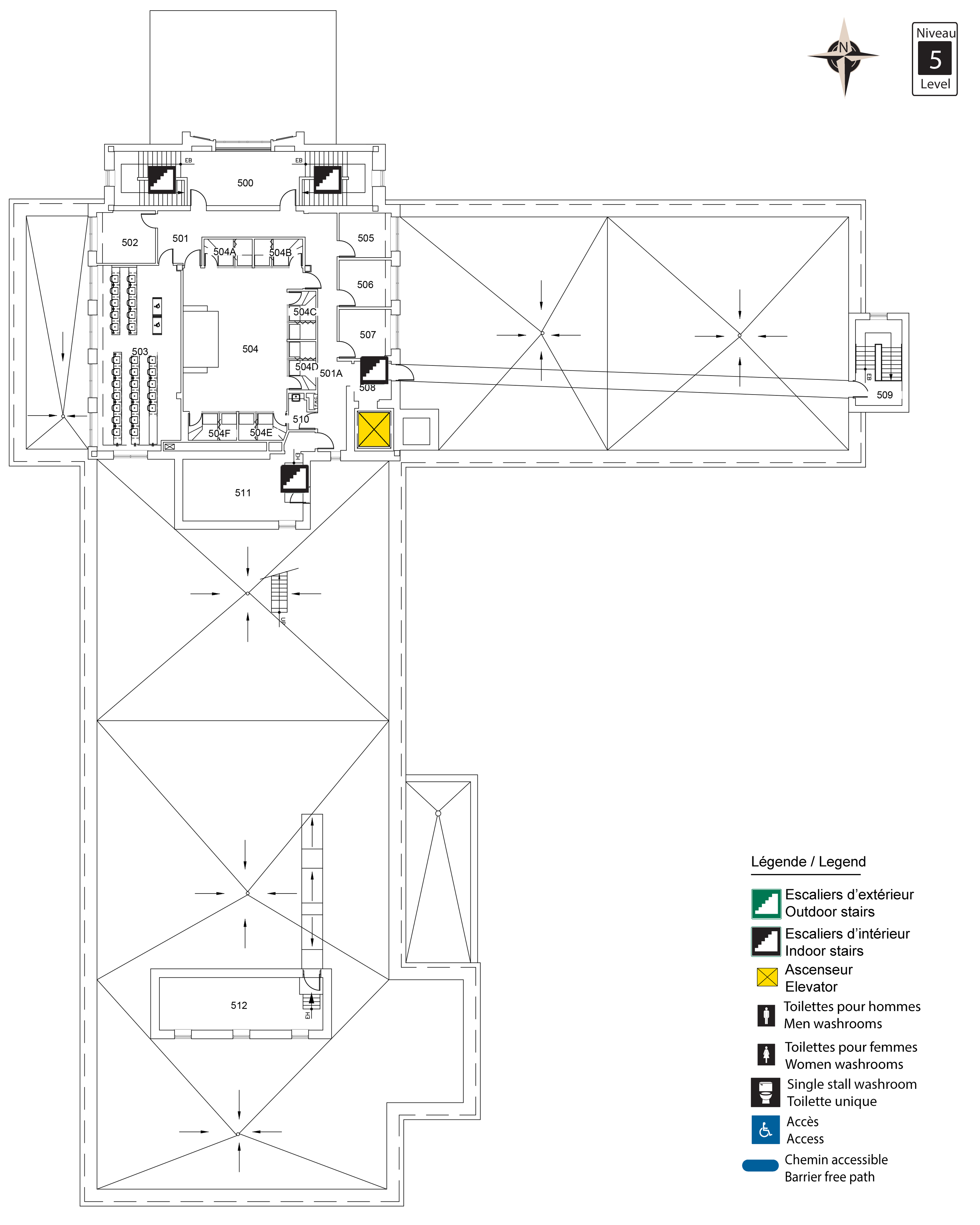 Accessible map of SMD level 5