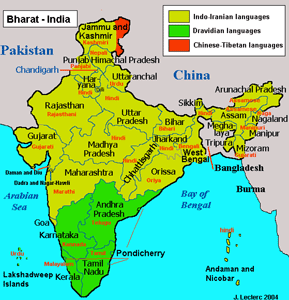 map of Bharat-india