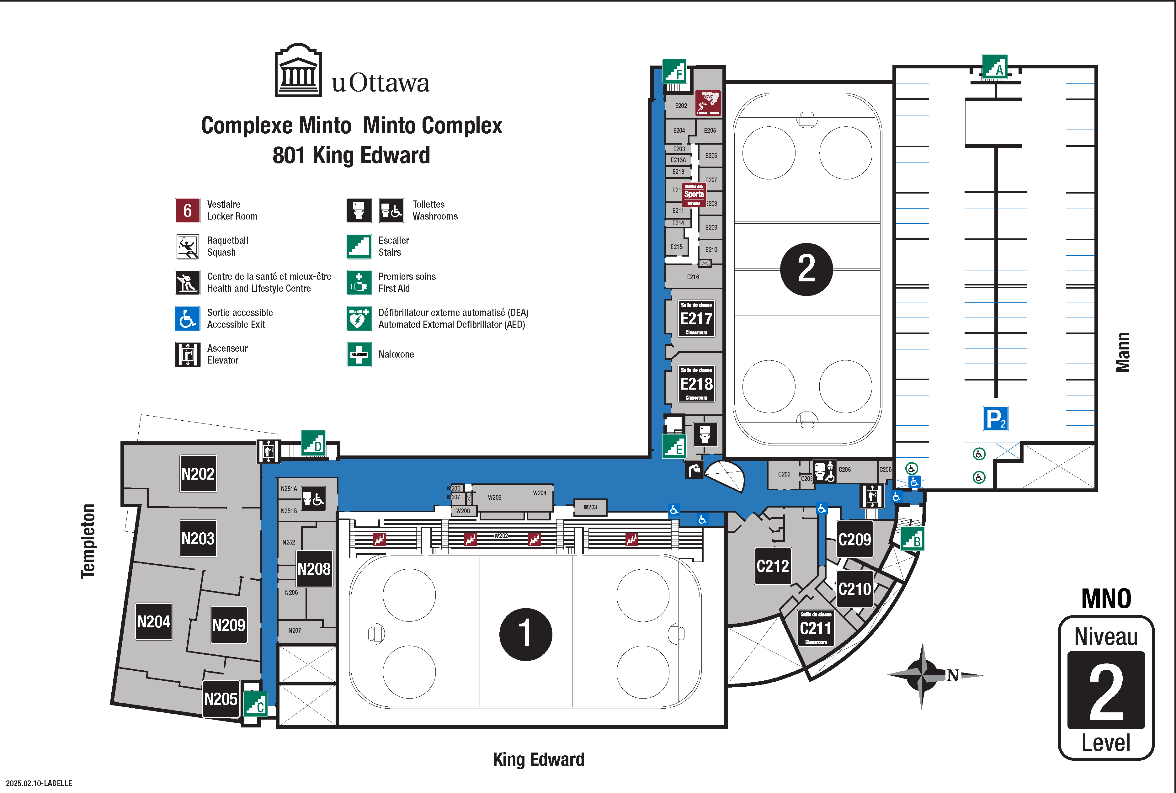 Accessible map - MNO level 2