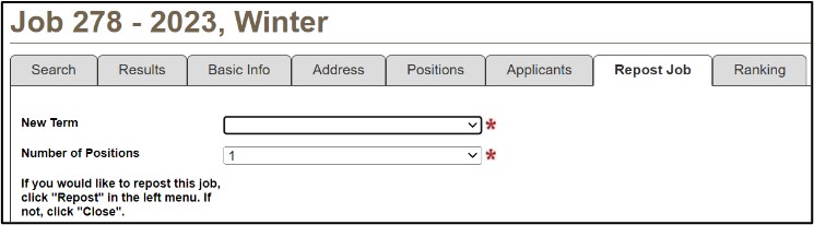 COOP Navigator in the Repost Jobs section