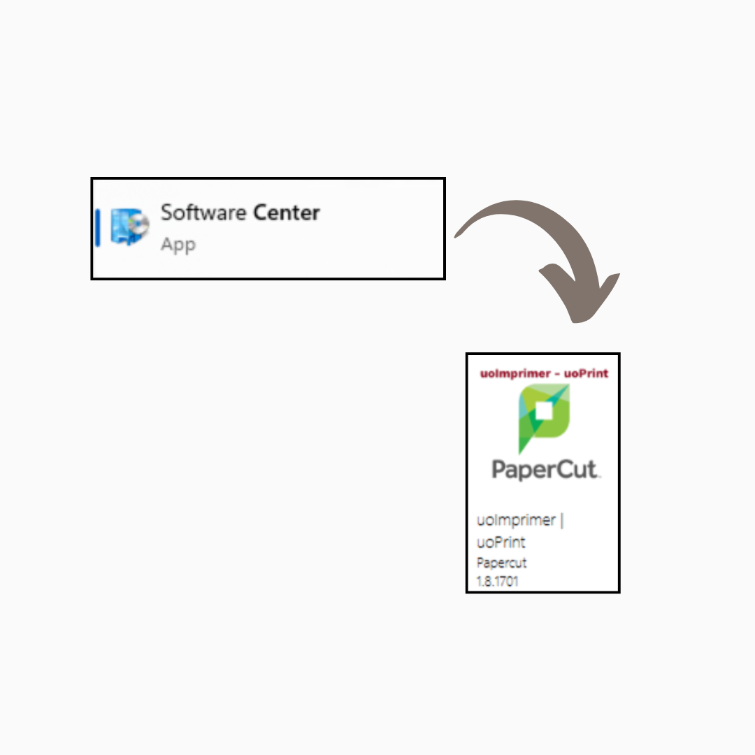 Process on how to download the printing client on Windows