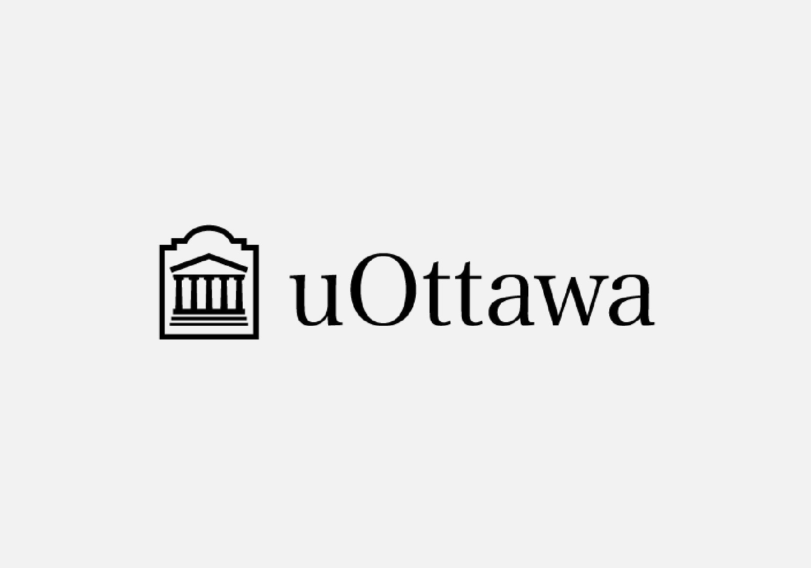 Horizontal logo in black