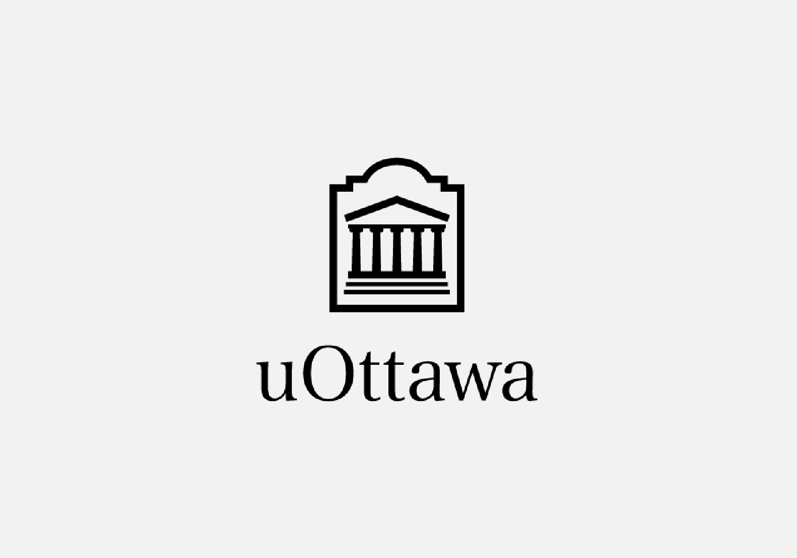 Vertical logo in black