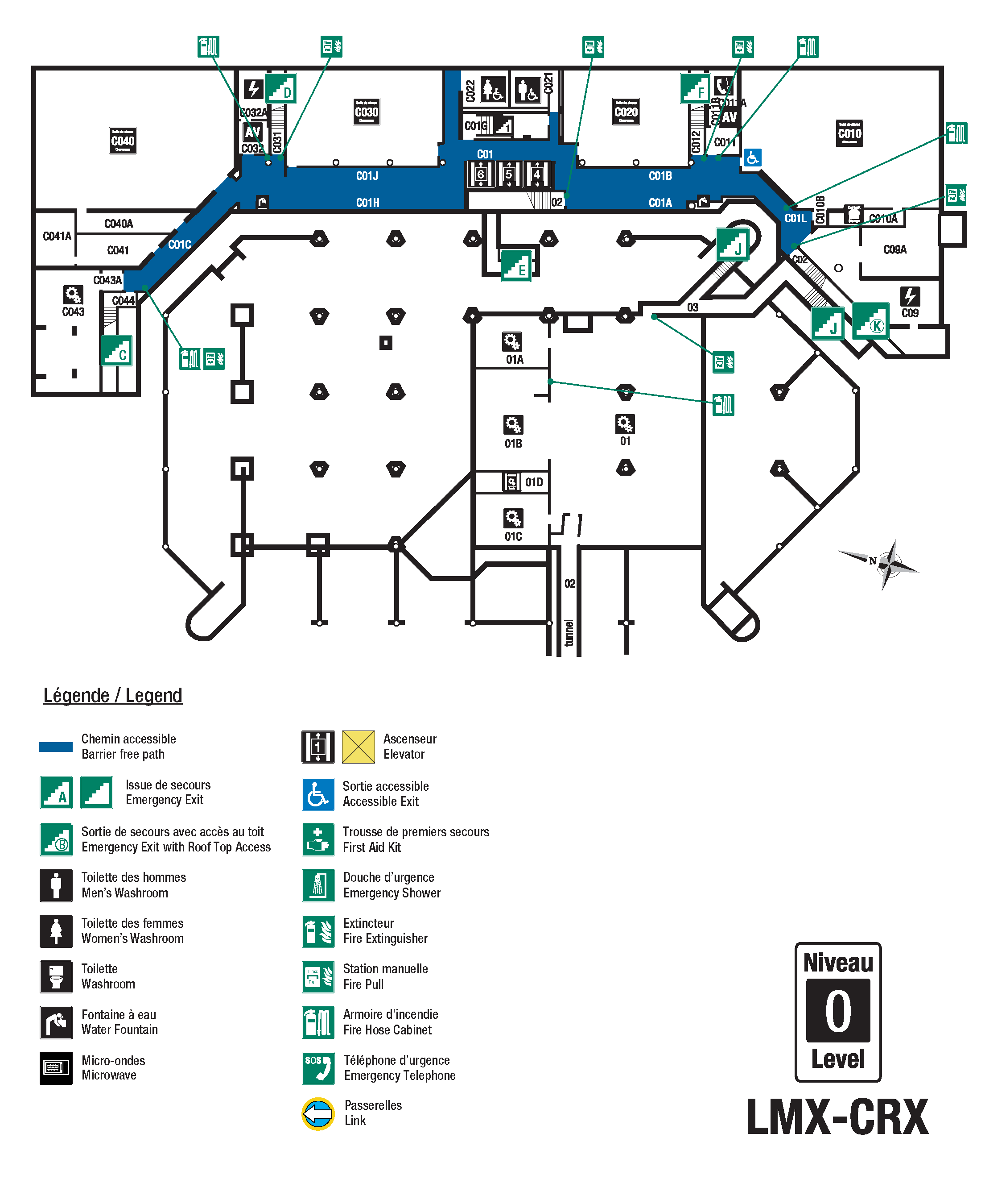 Accessible map - CRX level 0