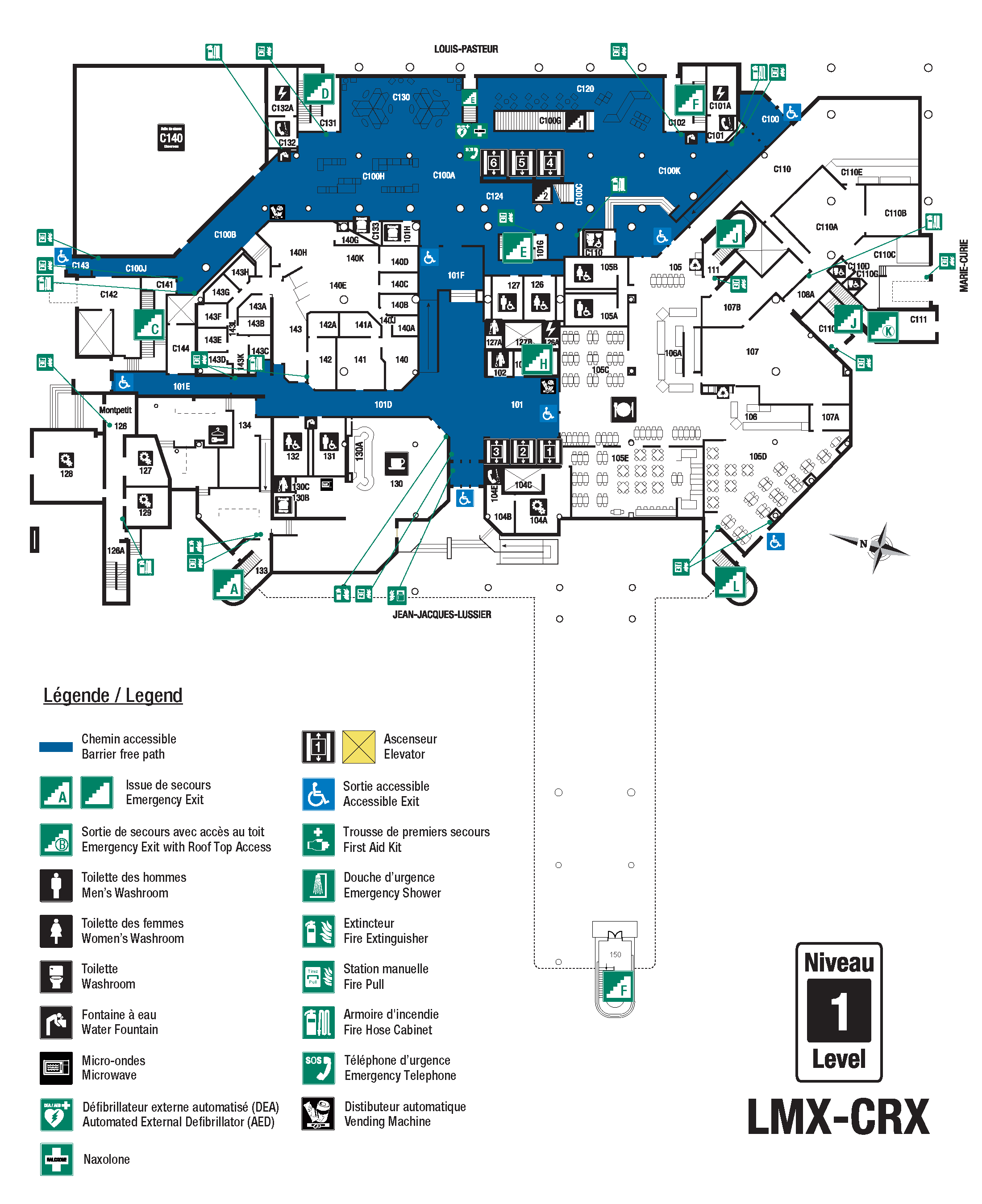 Accessible map - CRX level 1