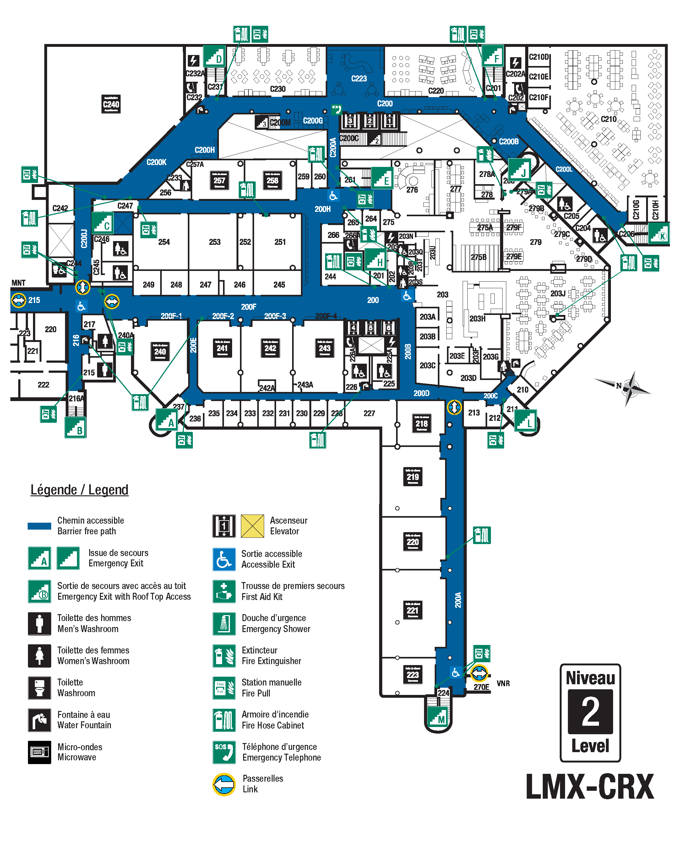 Accessible map - CRX level 2