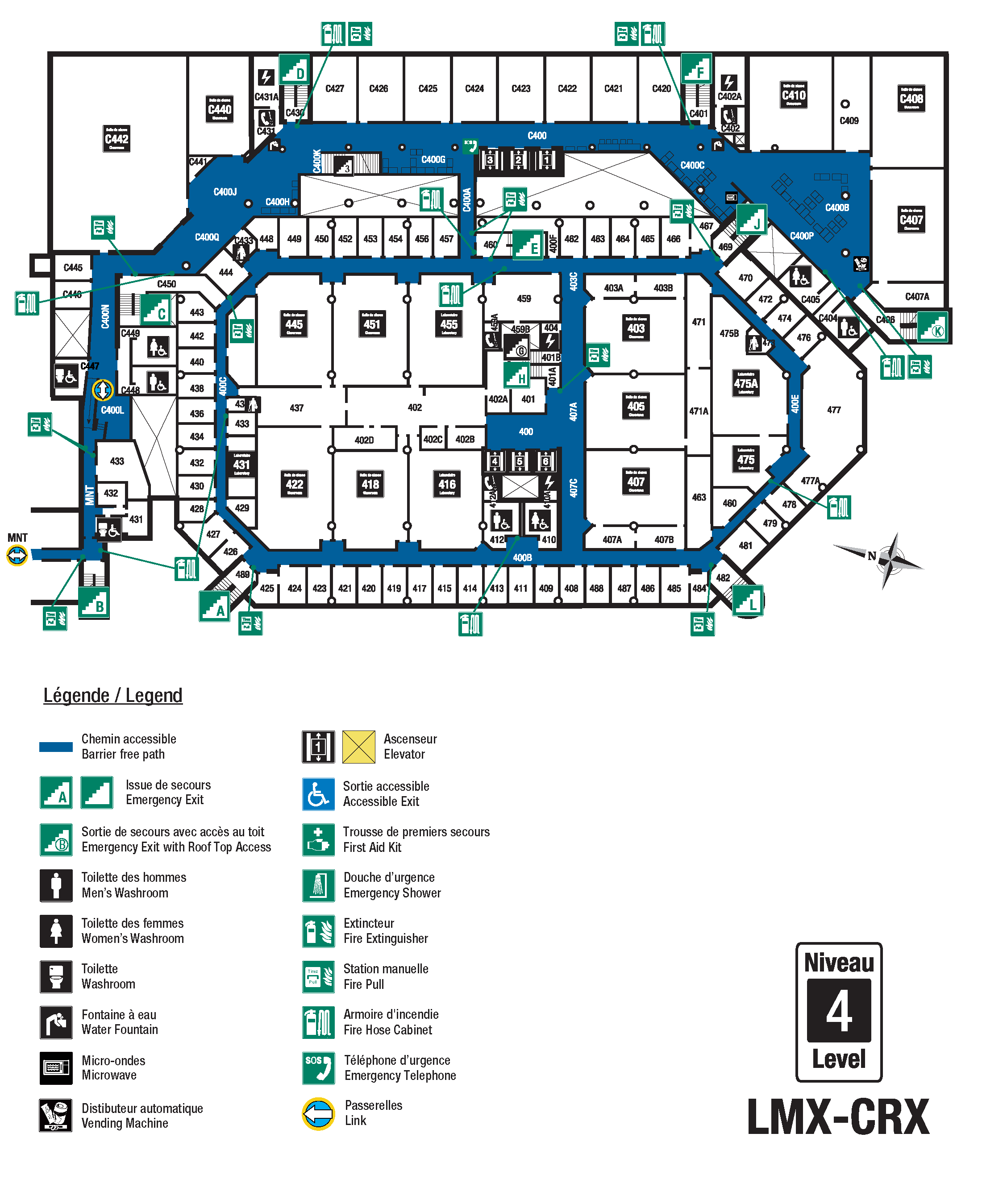 Accessible map - CRX level 4