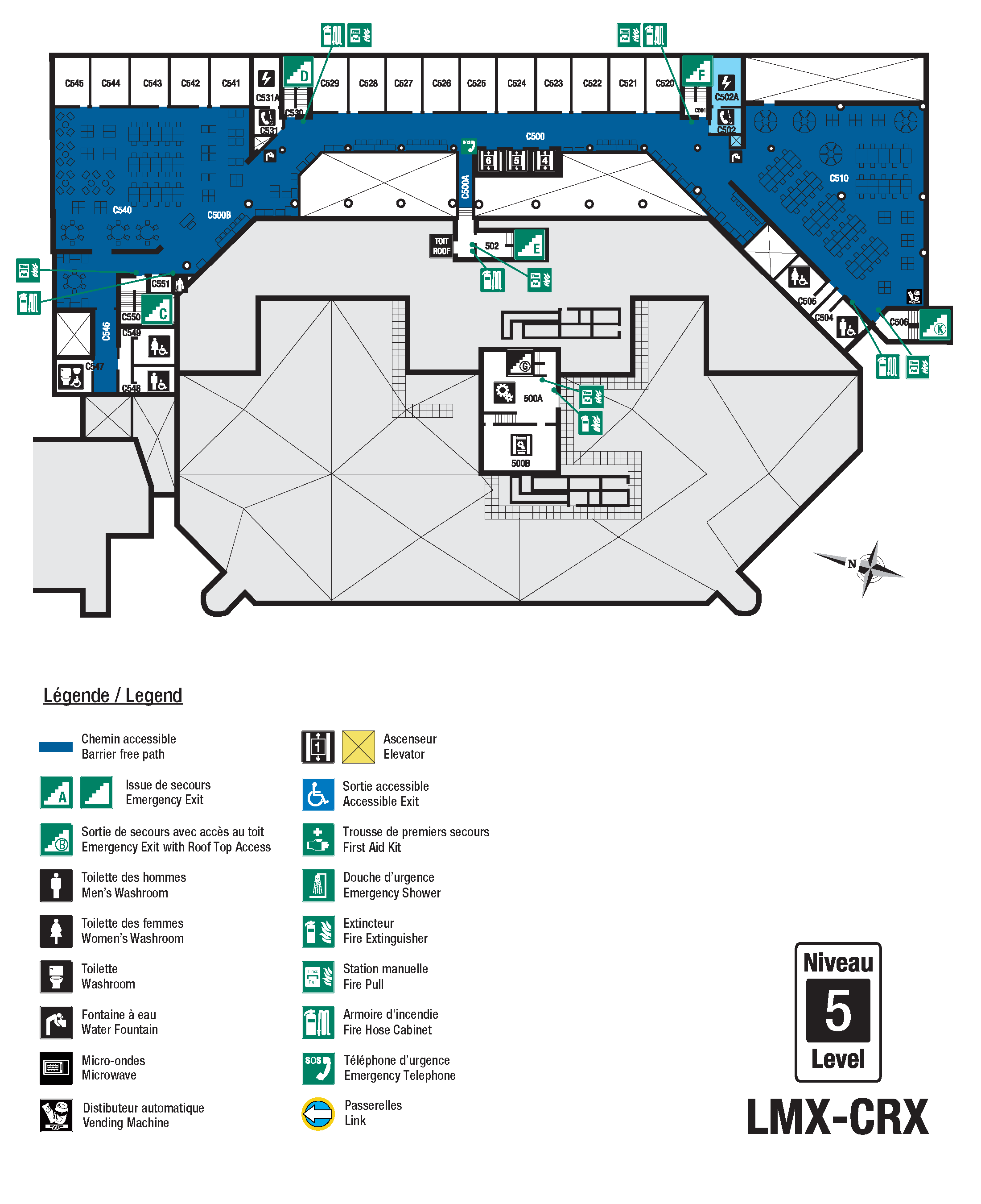 Accessible map - CRX level 5
