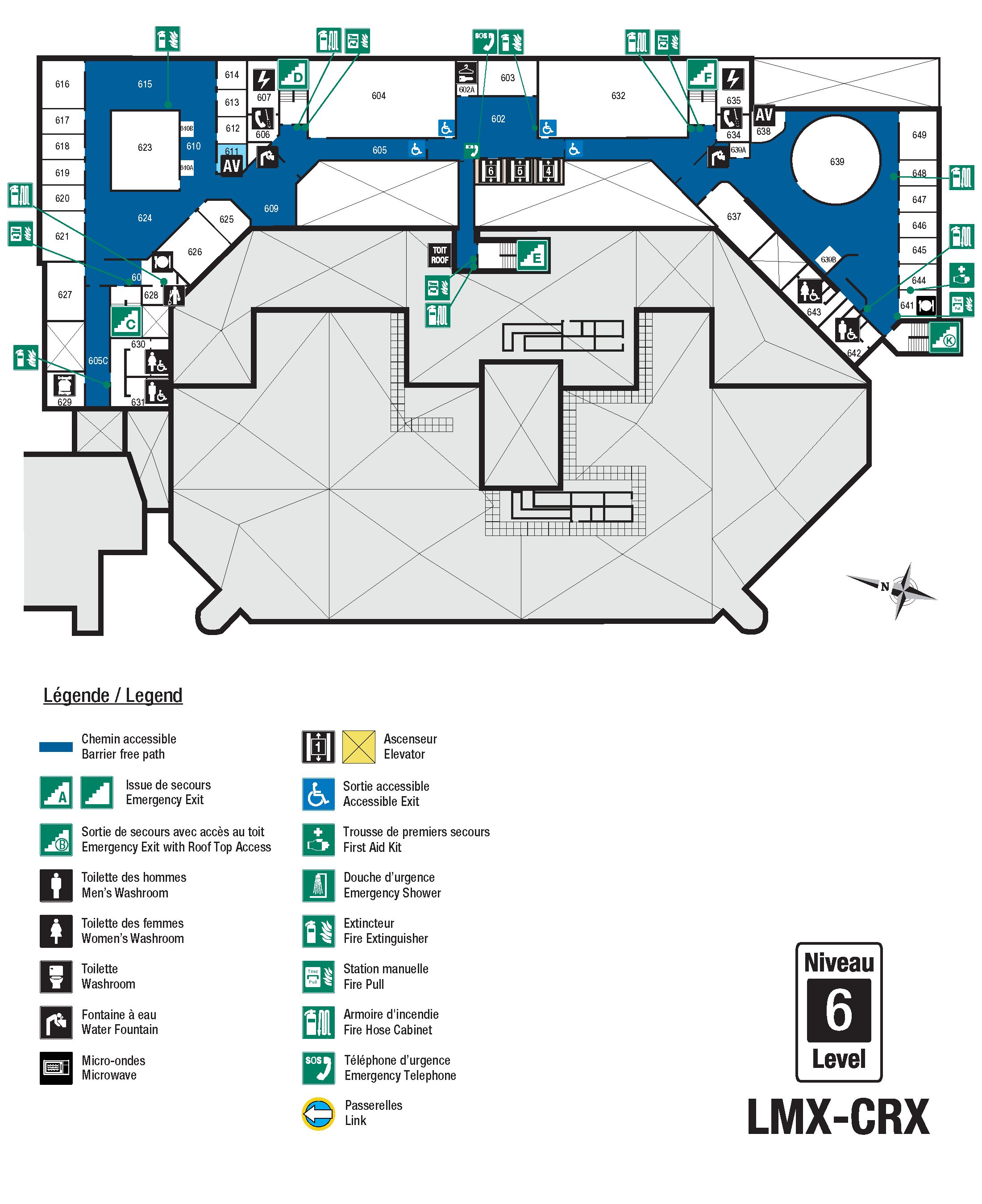 Accessible map - CRX level 6