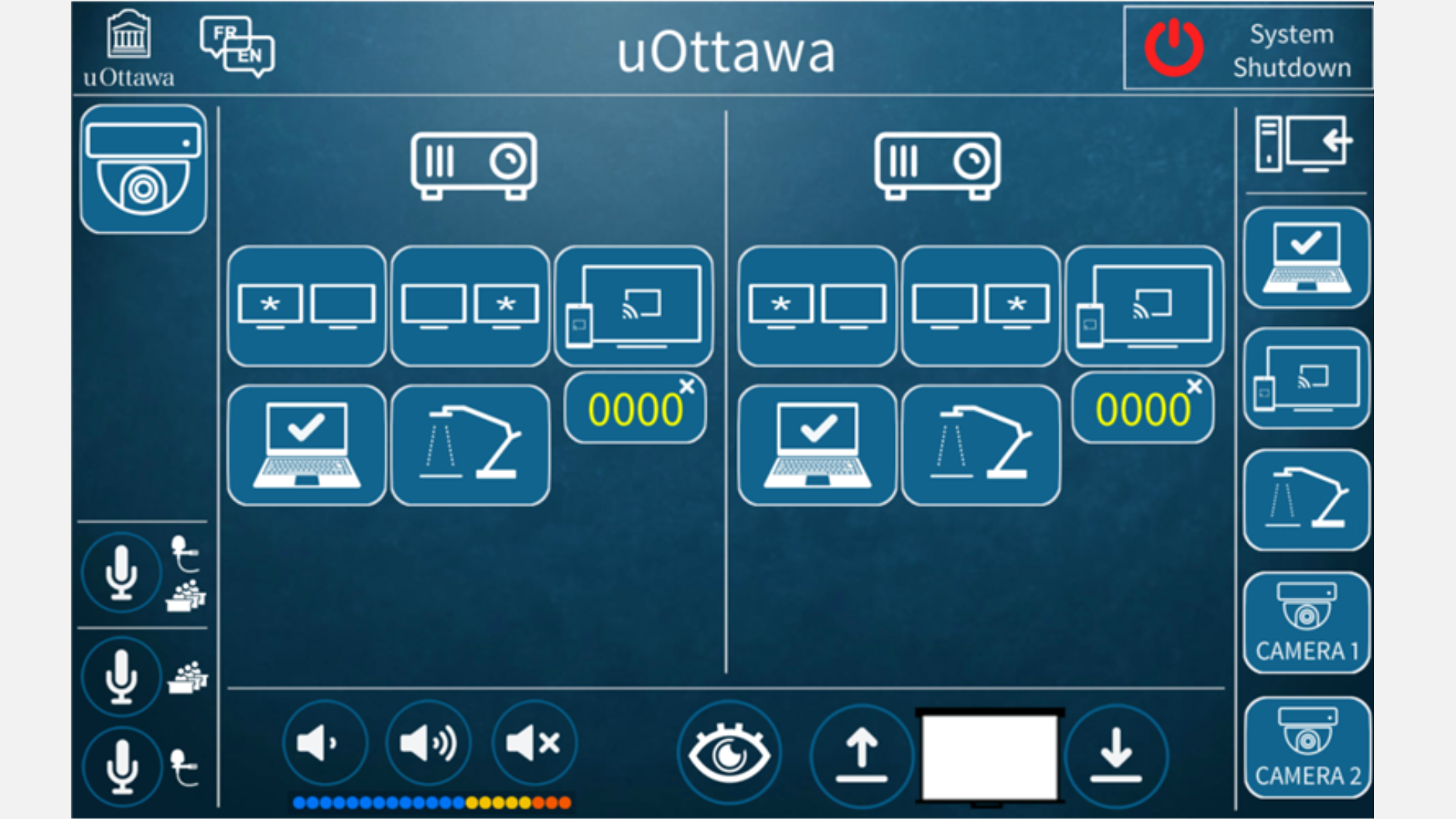 Image showing the control panel set up of dual display with extended desktop