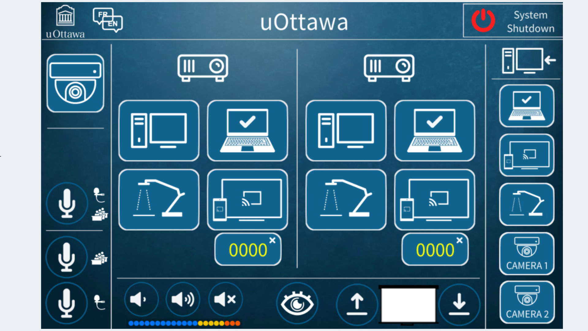 Image showing the control panel set up of dual display 