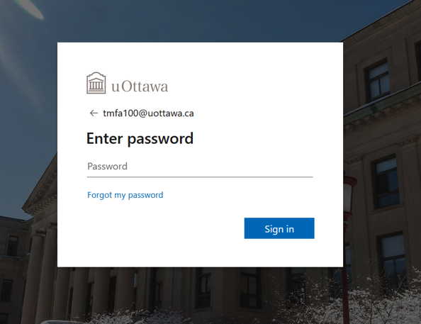 Enter password prompt on Microsoft 