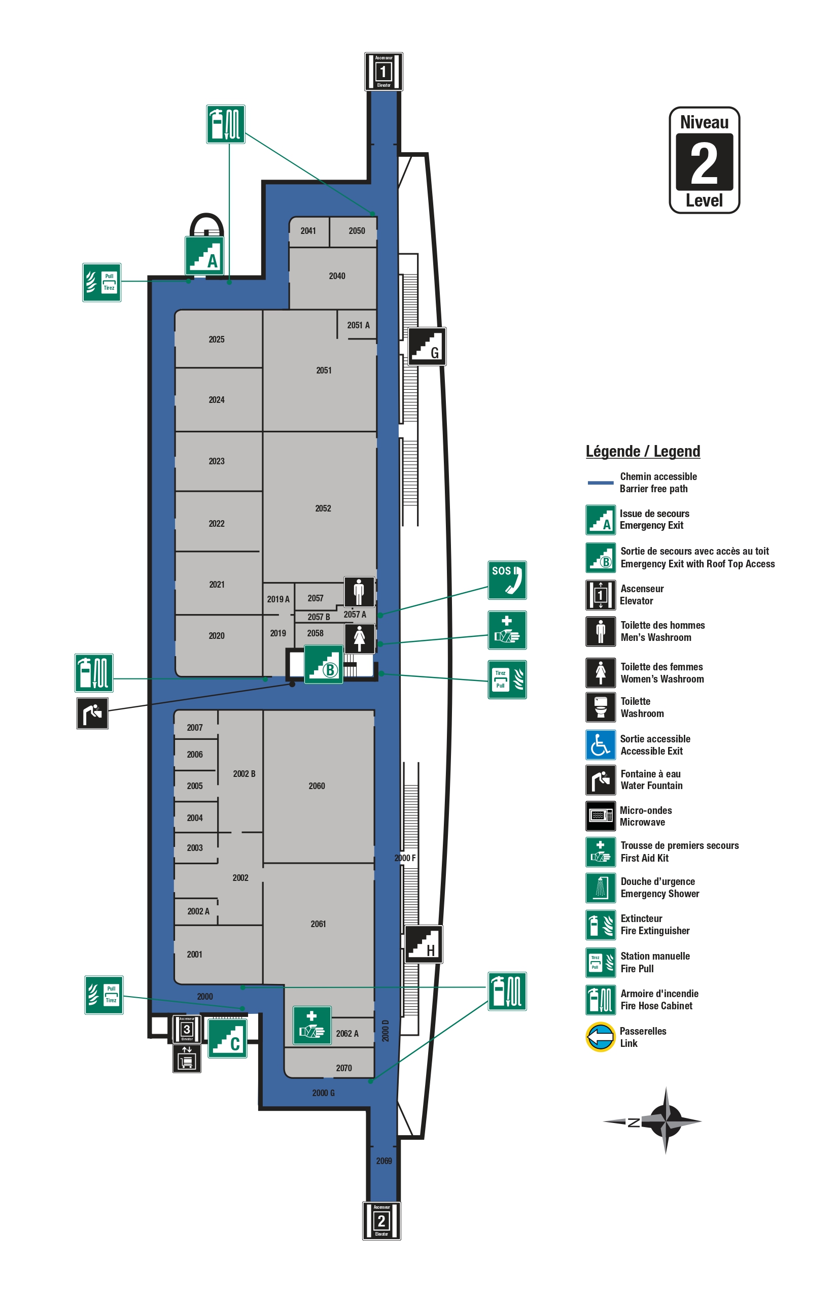 Accessible map - STE level 2