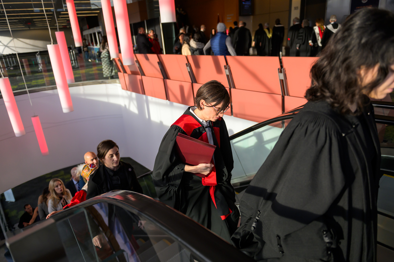 Marie-Eve Sylvestre arriving at the Installation Ceremony