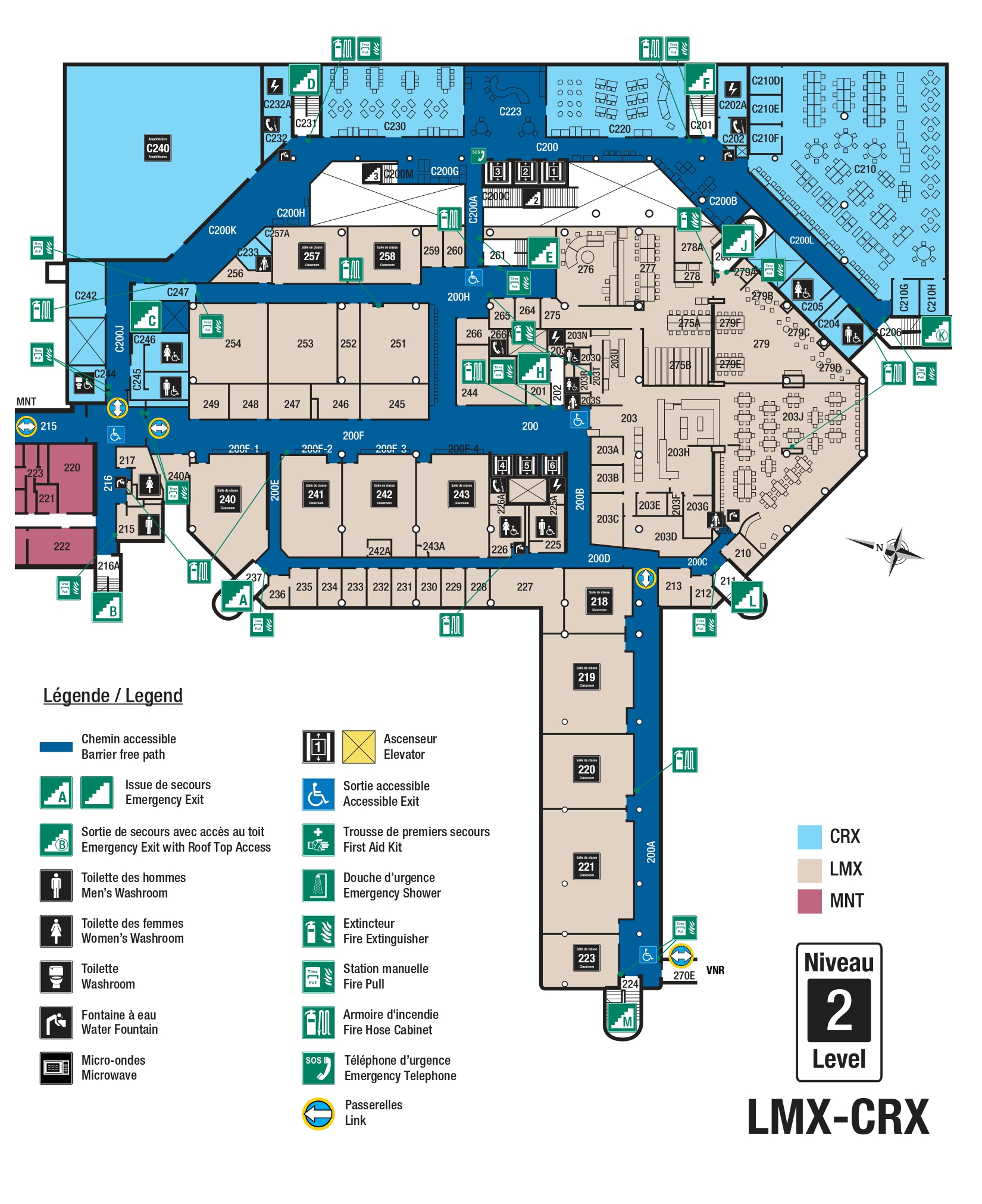Accessible map - CRX level 2