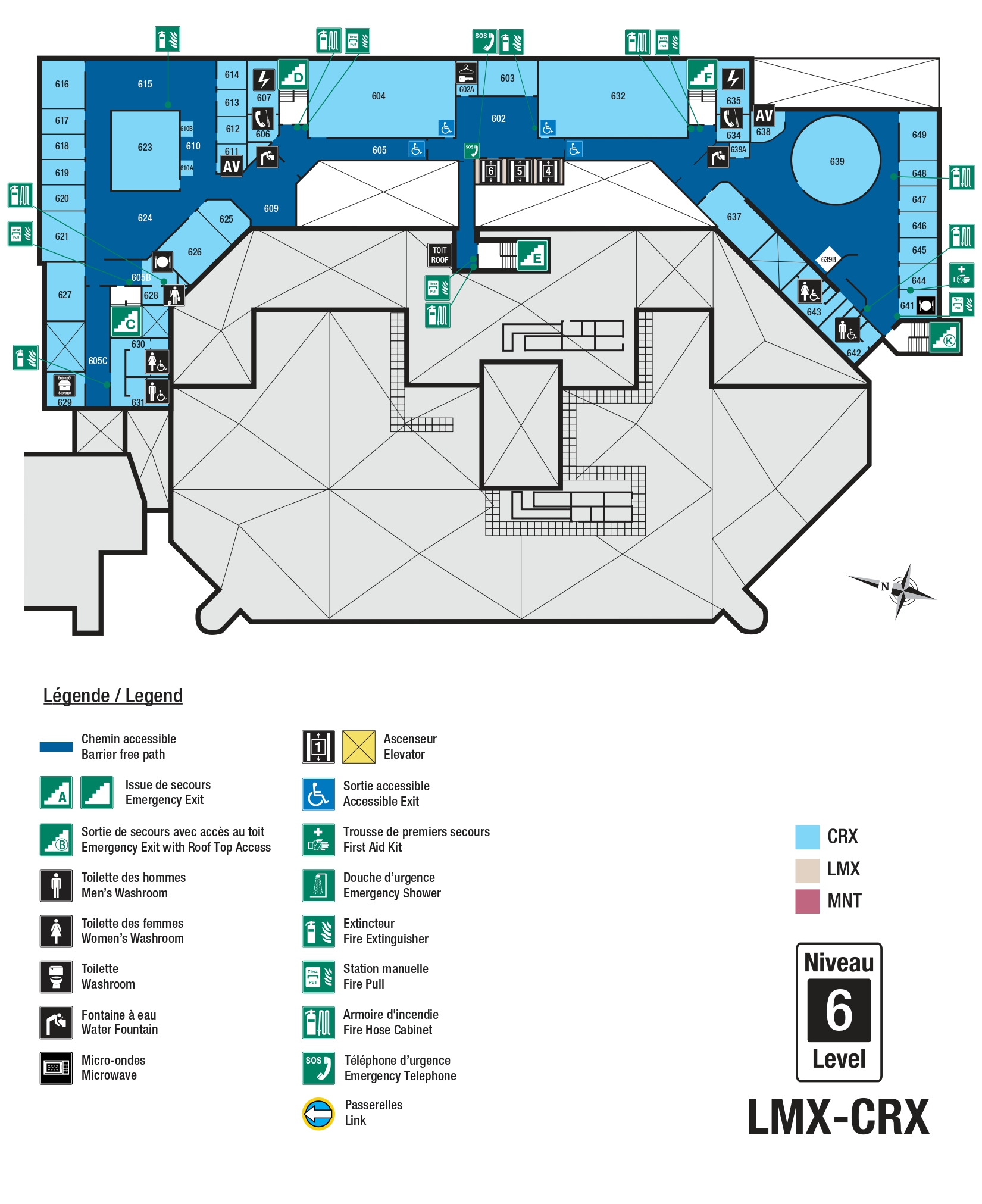 Accessible map - CRX level 6
