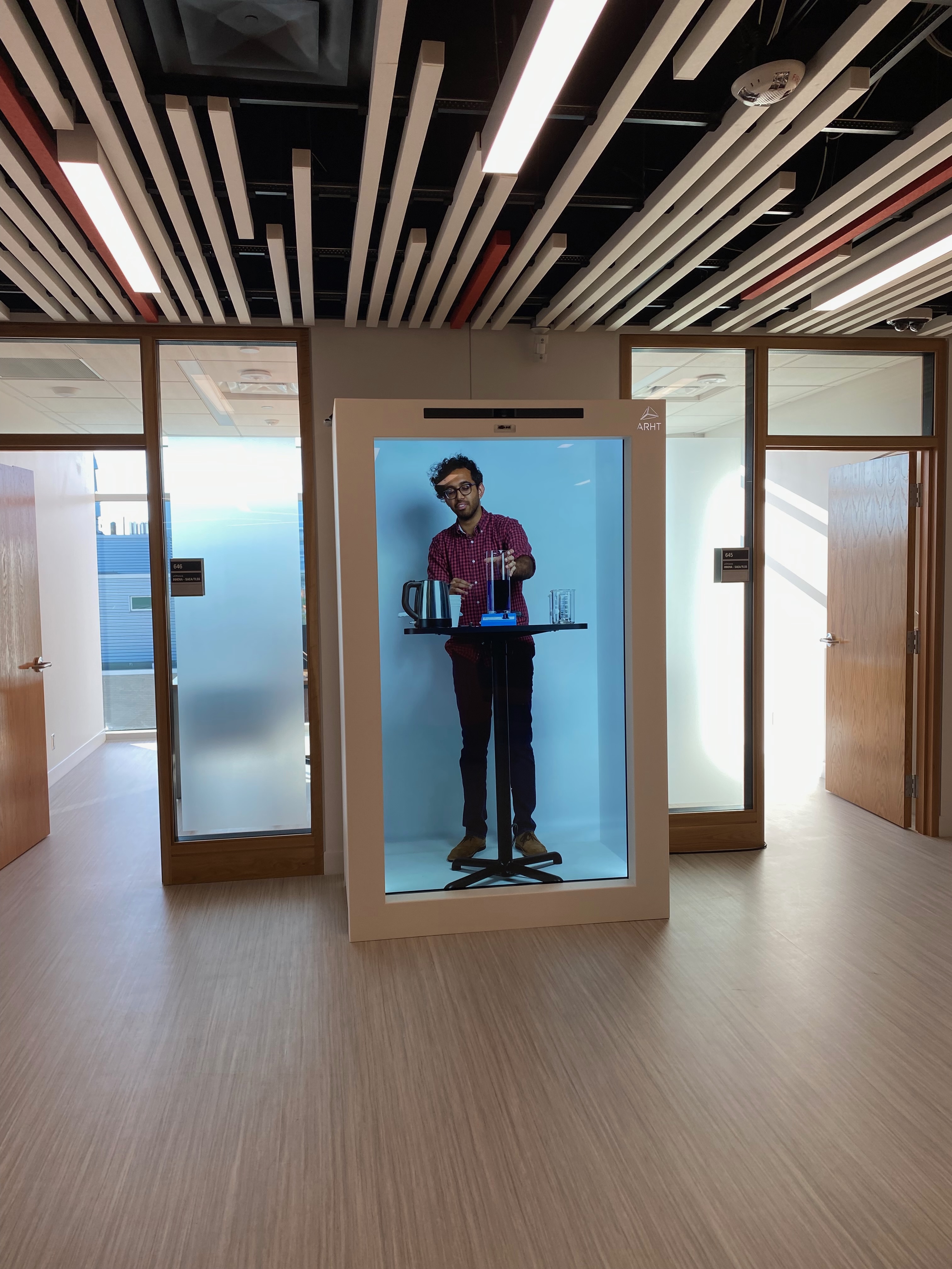 Holographic touchscreen