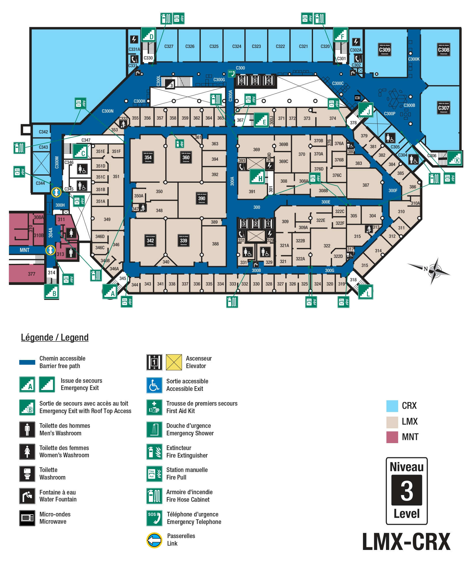 Accessible map - LMX level 3