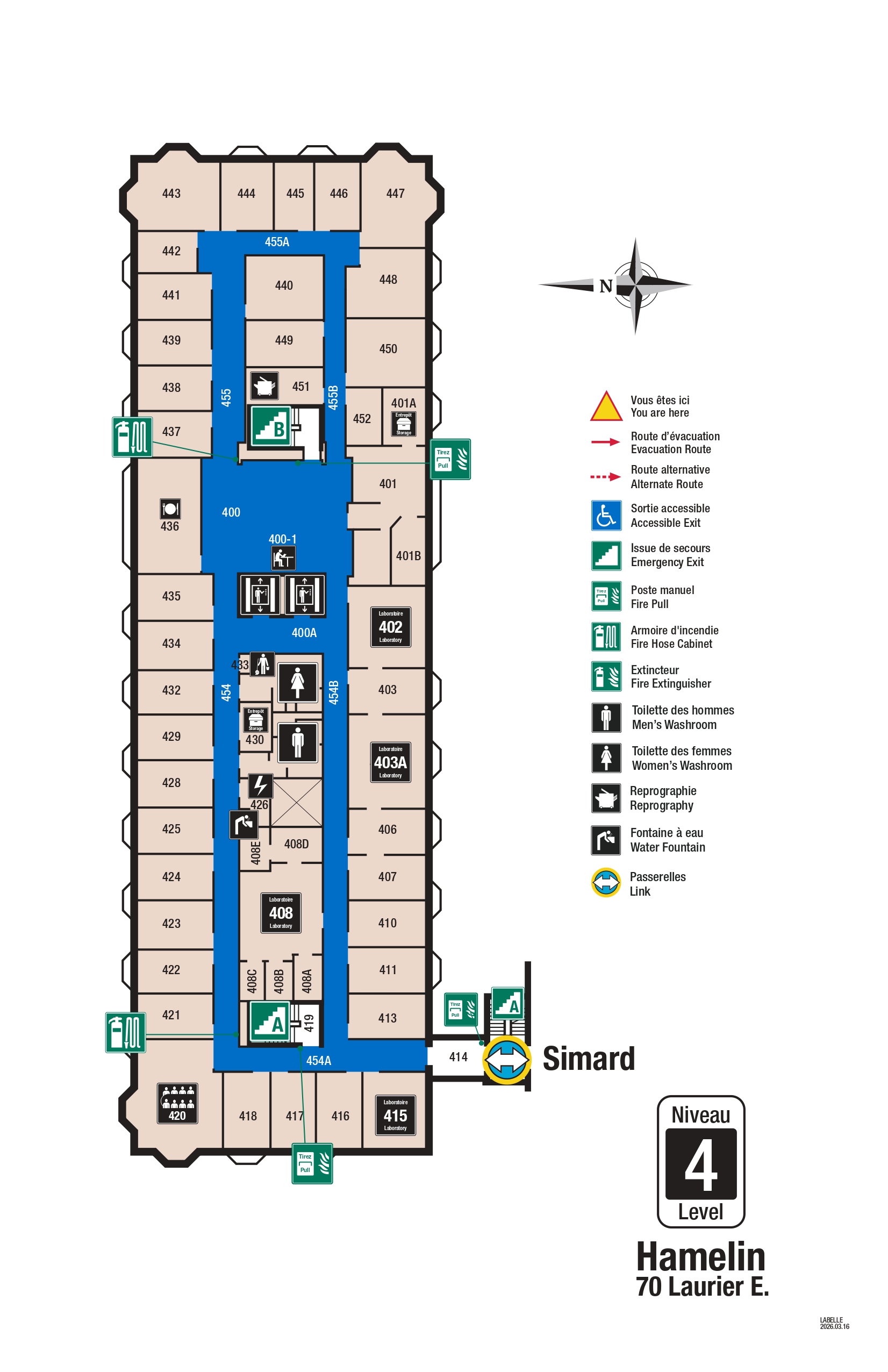 Accessible map - Hamelin level 4