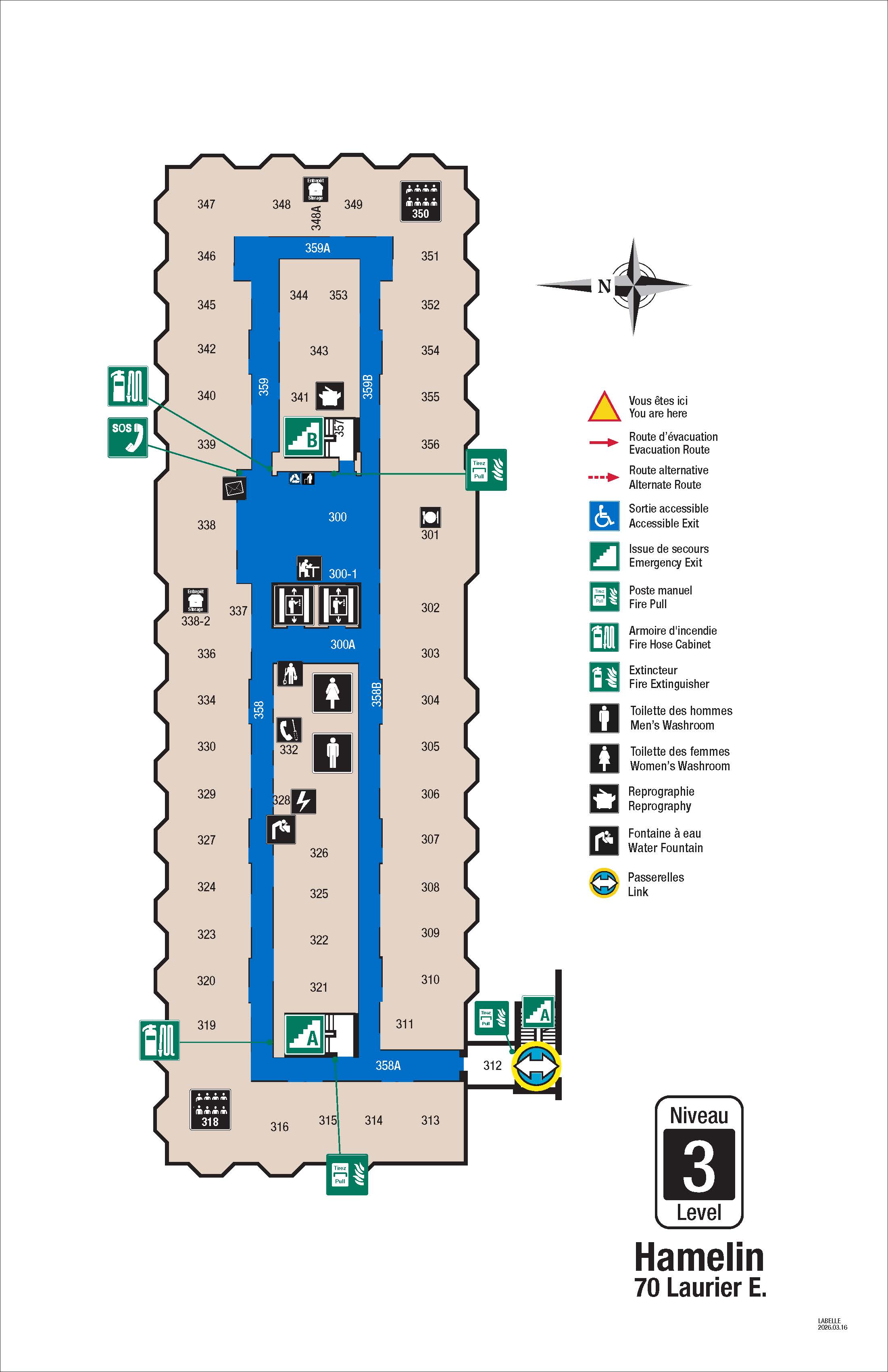 Accessible map - Hamelin level 3